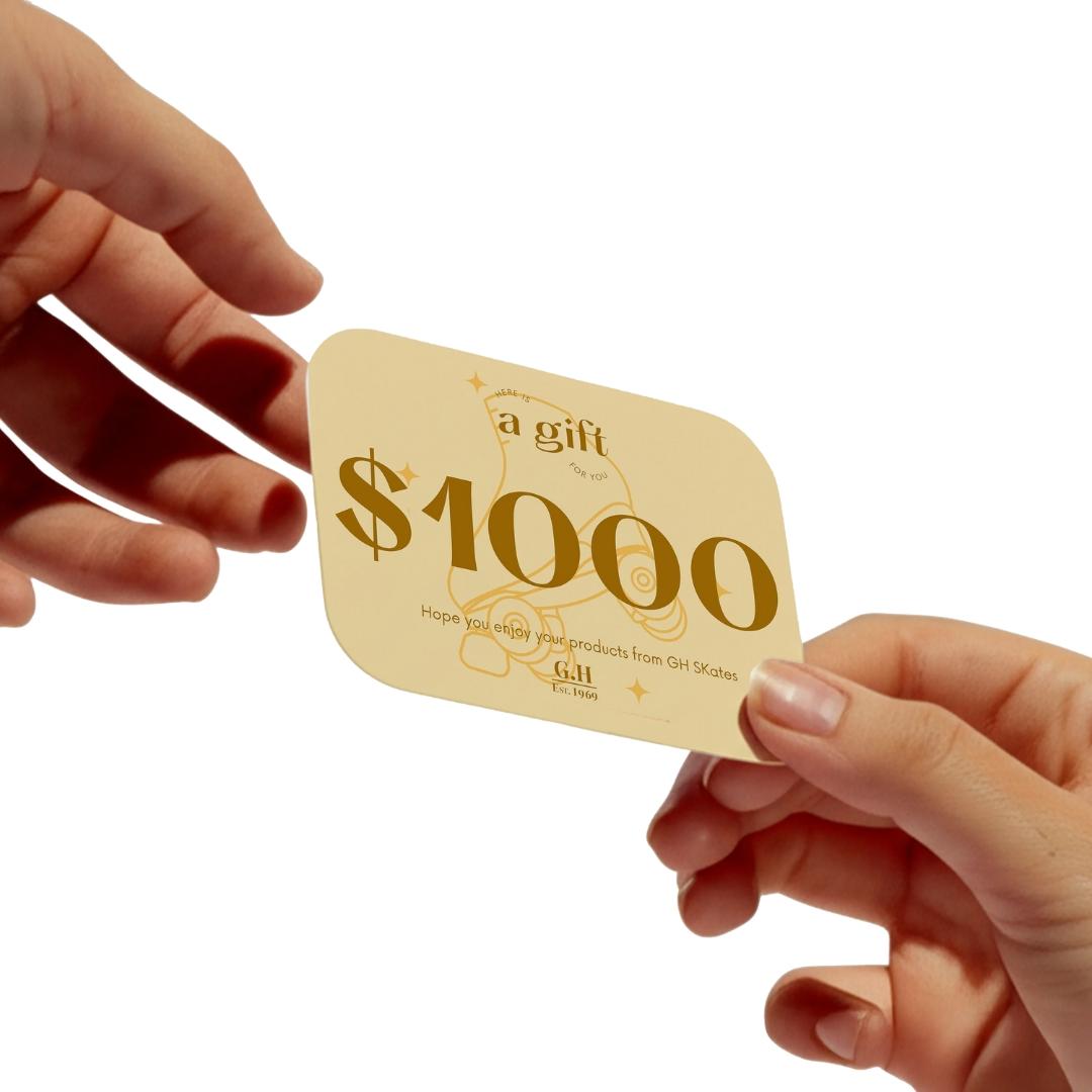 Digital Skates Gift Card $1000
