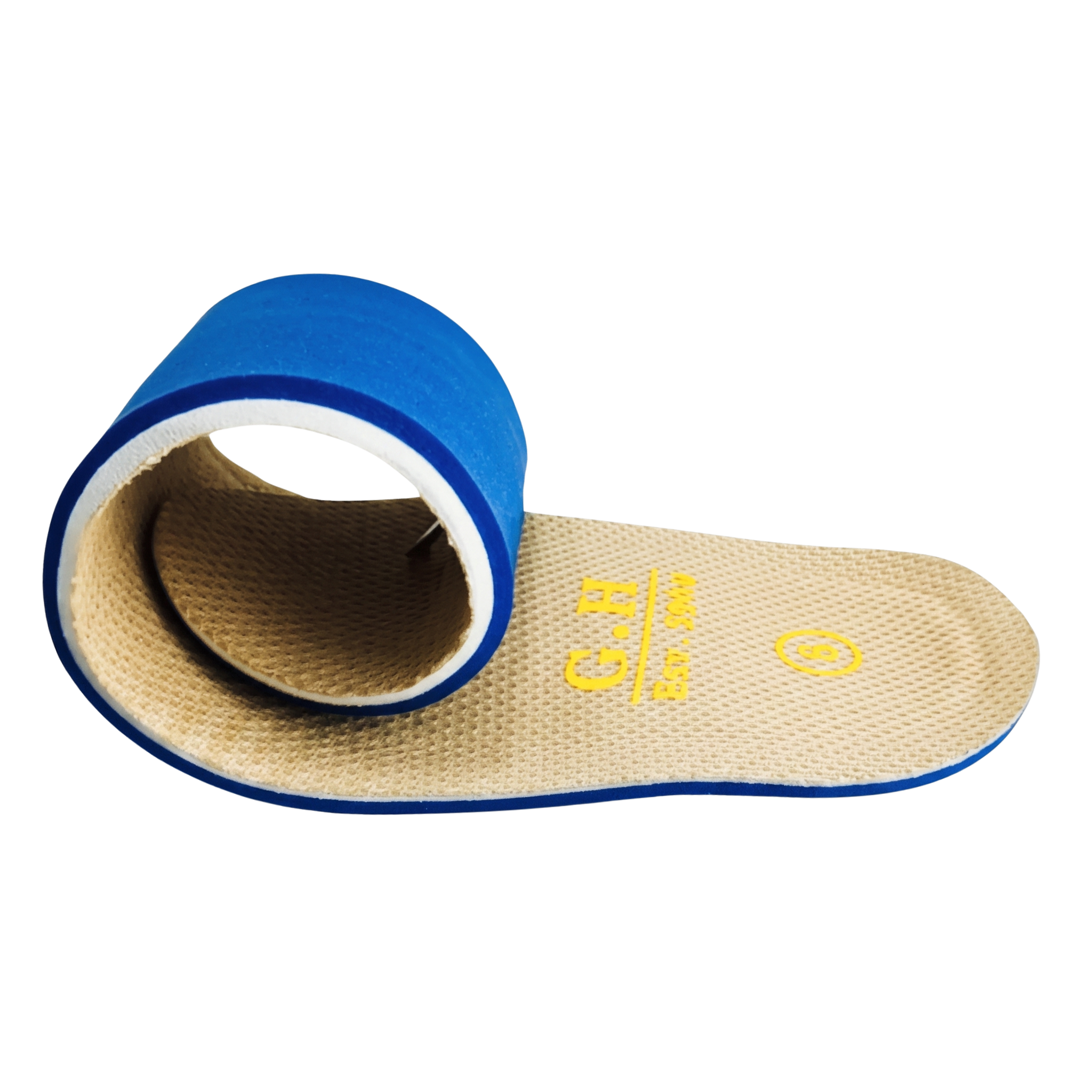 Flat-footed special insole (PORON)