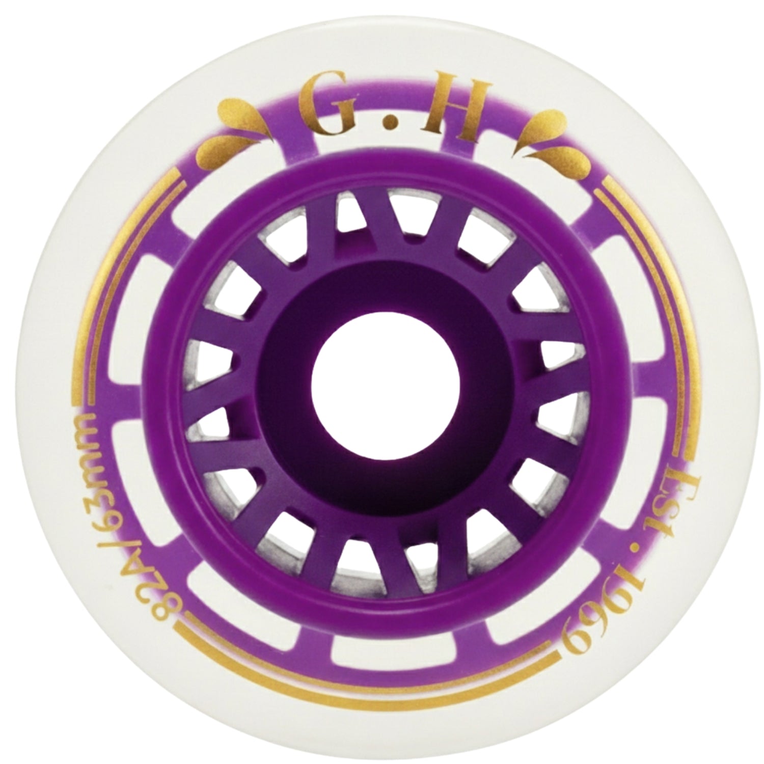 GH Jello High Rebound Pu Transparent With Colorful Core Wheels (82A x 63mm.)