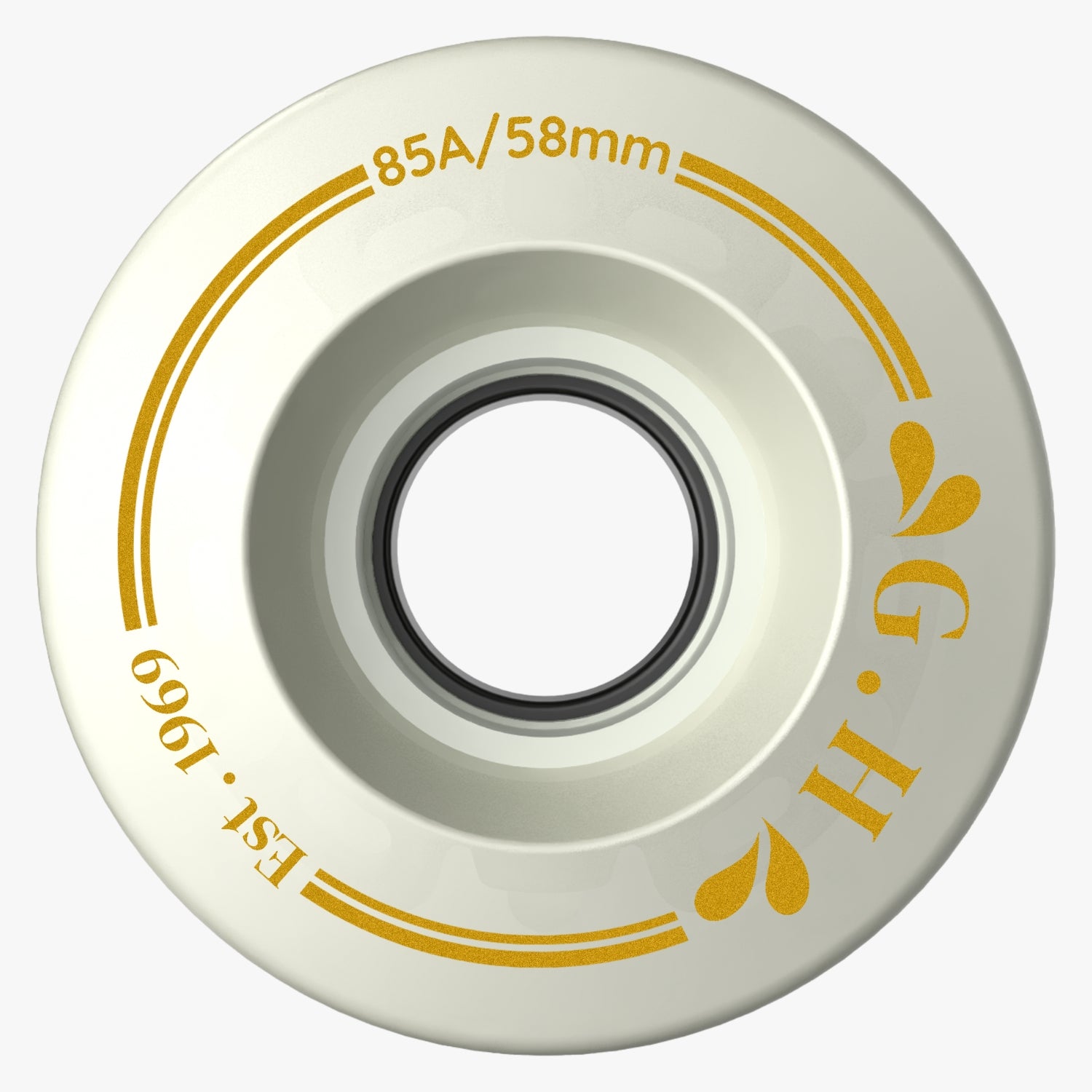 GH Fairy Jar High Rebound Pu Light Up Solid Light Wheels (81A/91A x 58mm.)