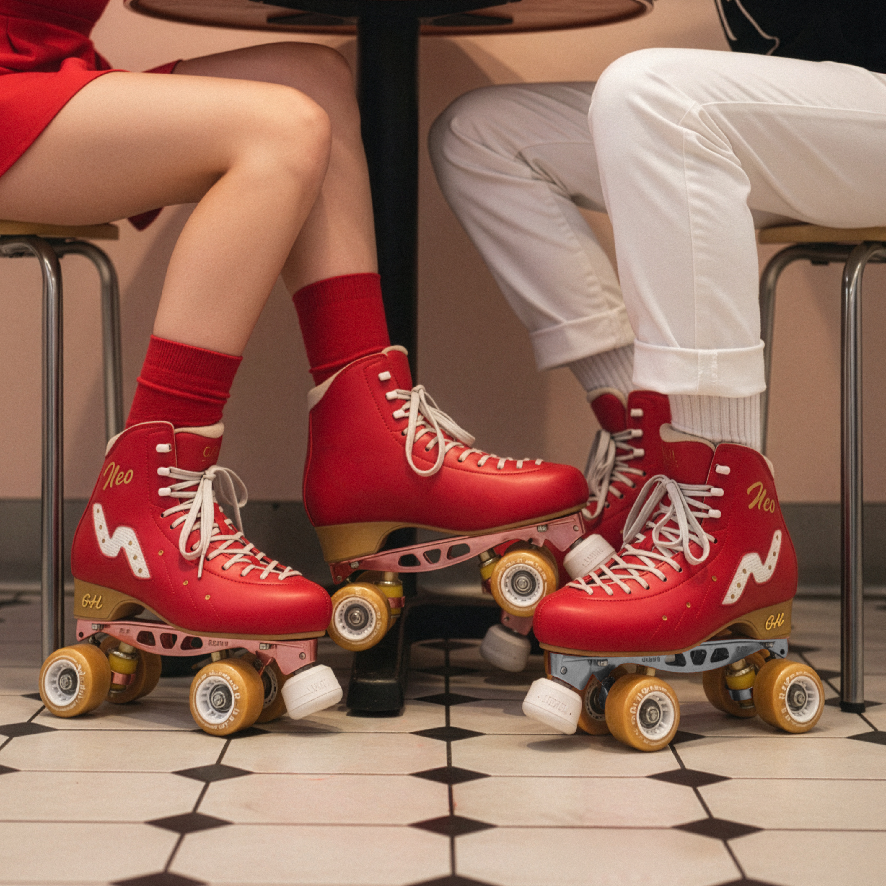 Neo Roller Skates Valentine's Limited Edition With Oulen-X