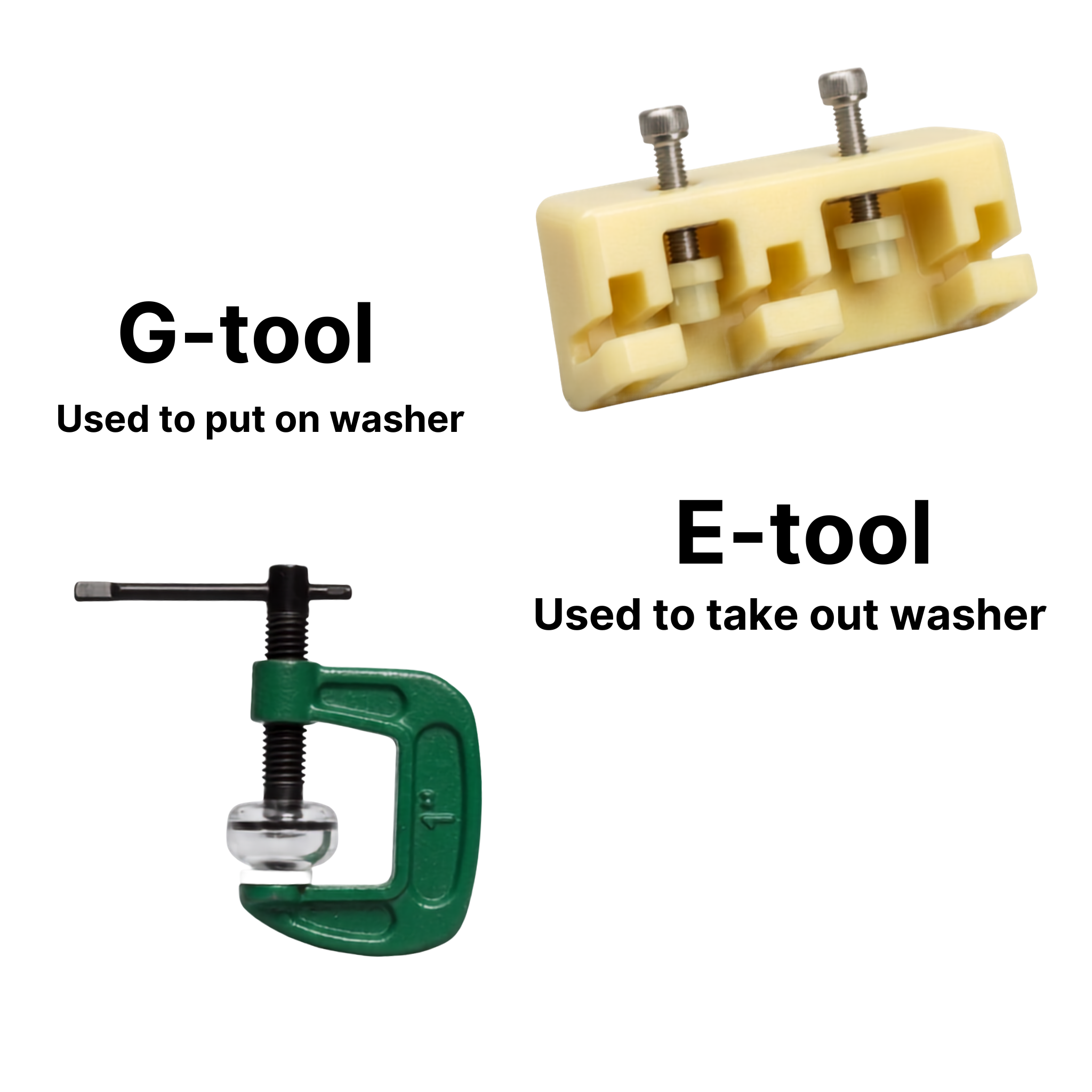 Durable metal washer for GH Avant LT inline frame.