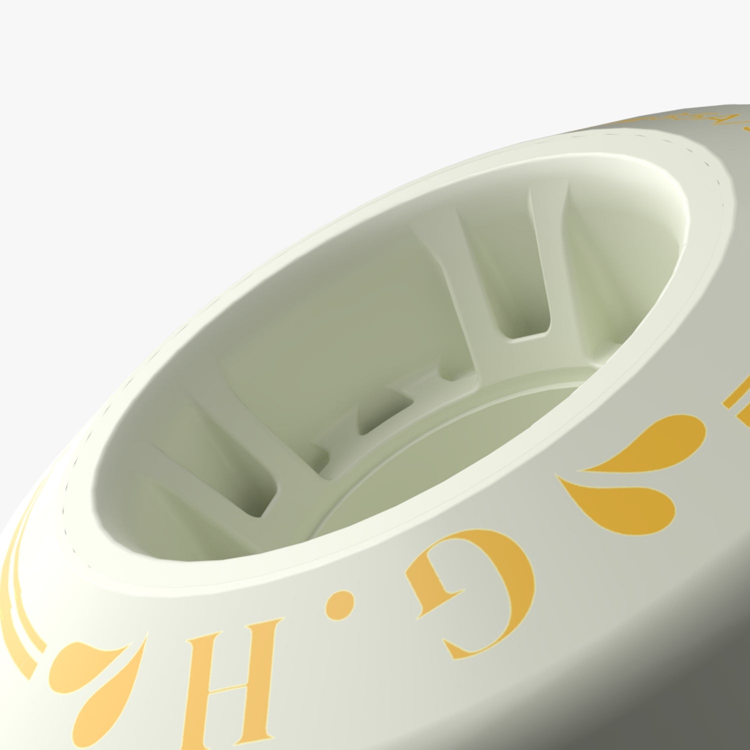 GH Ivory White Pu Roller Skates Wheels (88A/91A/94A x 58mm.)