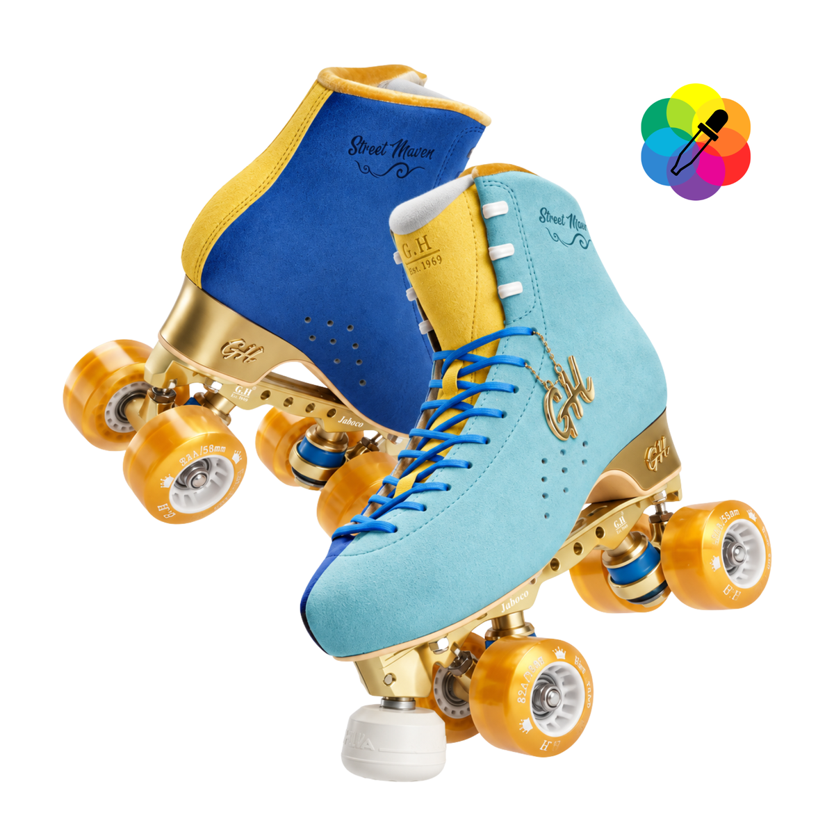 Street Maven Color Jam Quad Roller Skates