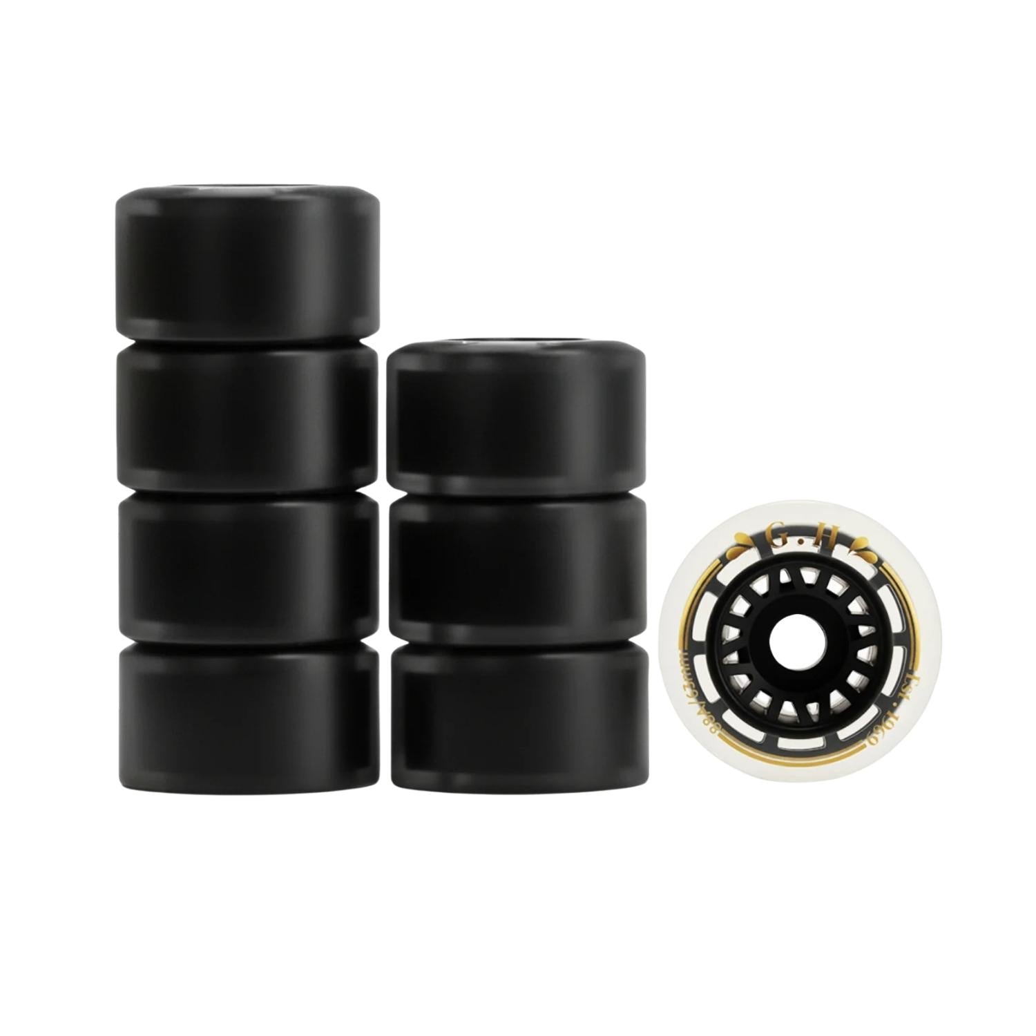 GH Jello Pu Transparent With Colorful Core Wheels (88A x 63mm.)