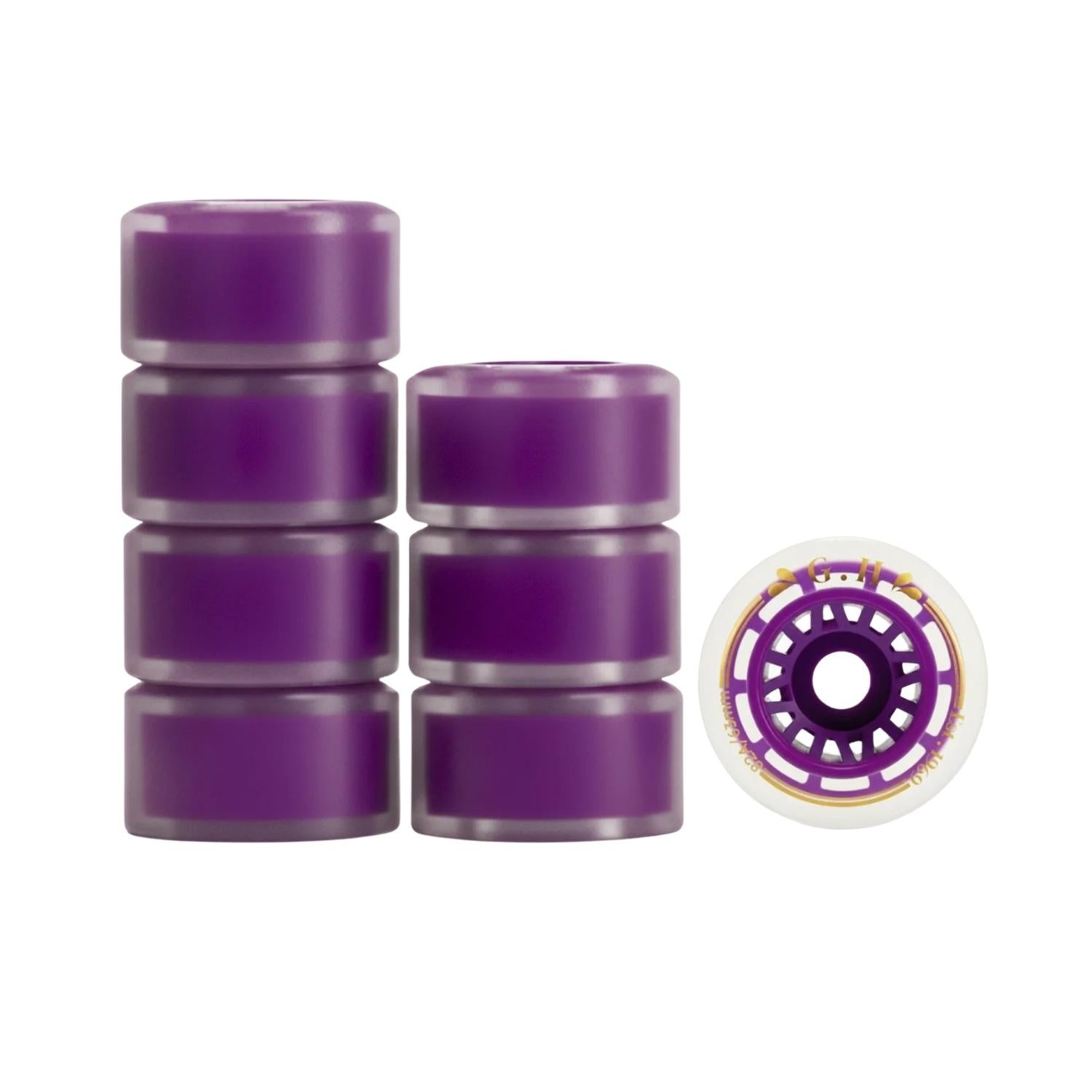 GH Jello High Rebound Pu Transparent With Colorful Core Wheels (82A x 63mm.)