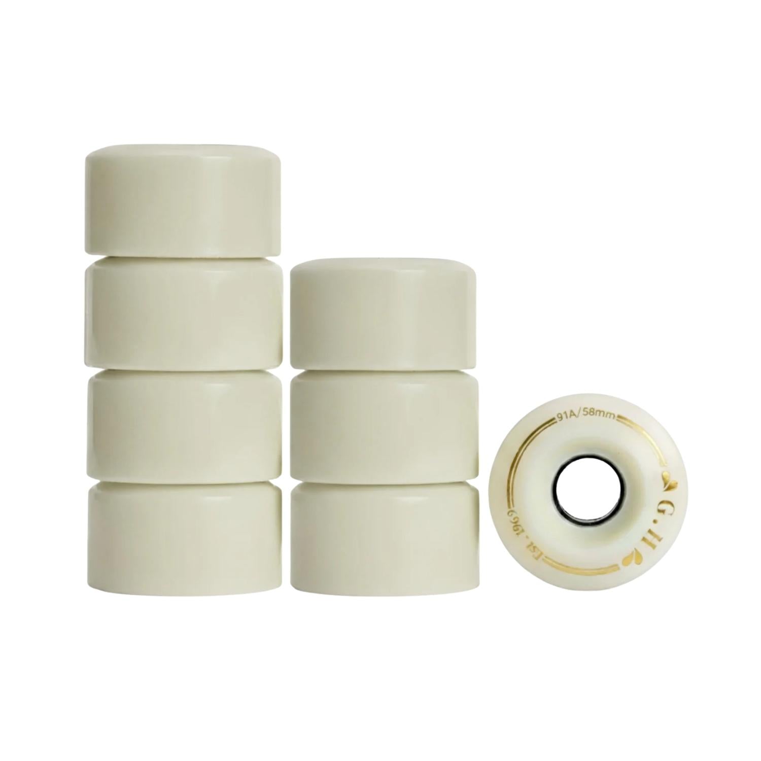 GH Fairy Jar High Rebound Pu Light Up Solid Light Wheels (85A/91A x 58mm.)