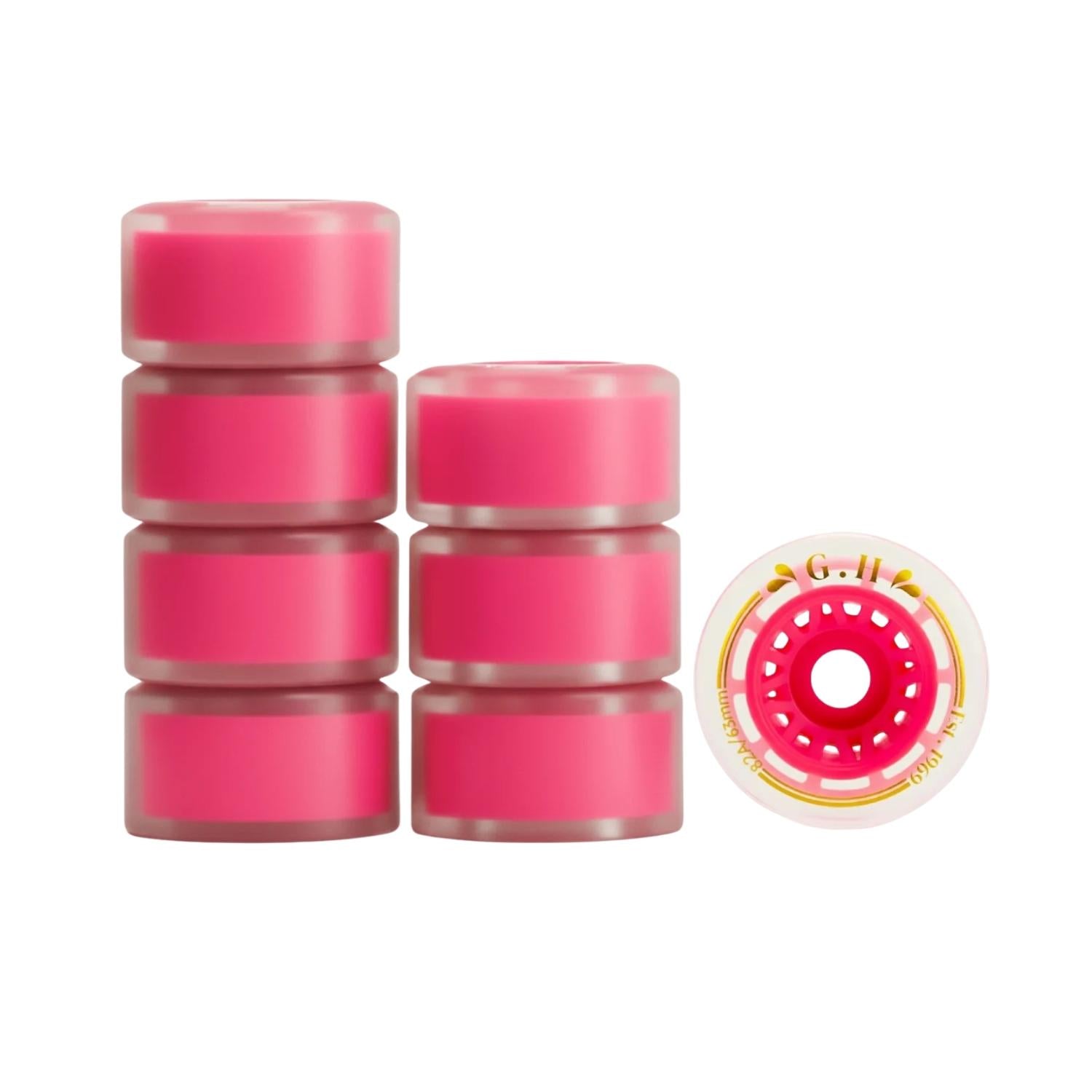 GH Jello High Rebound Pu Transparent With Colorful Core Wheels (82A x 63mm.)