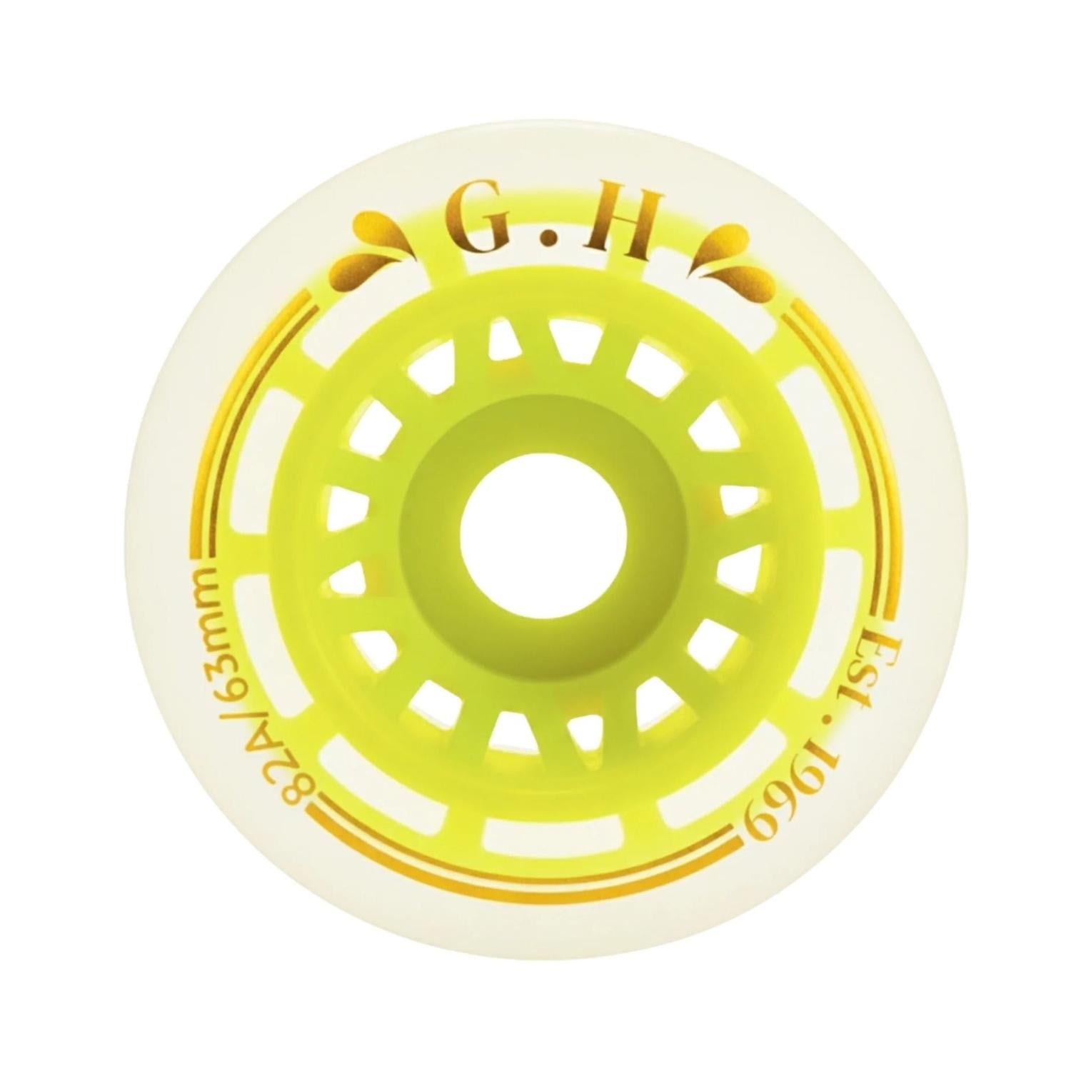 GH Jello High Rebound Pu Transparent With Colorful Core Wheels (82A x 63mm.)