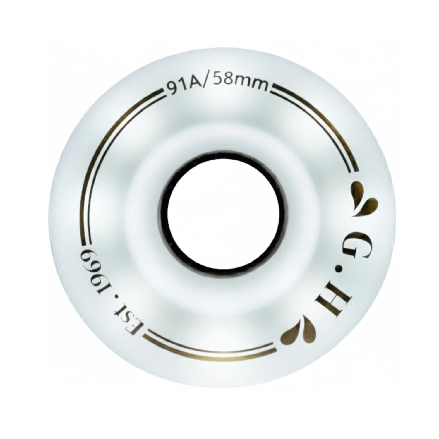 GH Fairy Jar High Rebound Pu Light Up Solid Light Wheels (85A/91A x 58mm.)