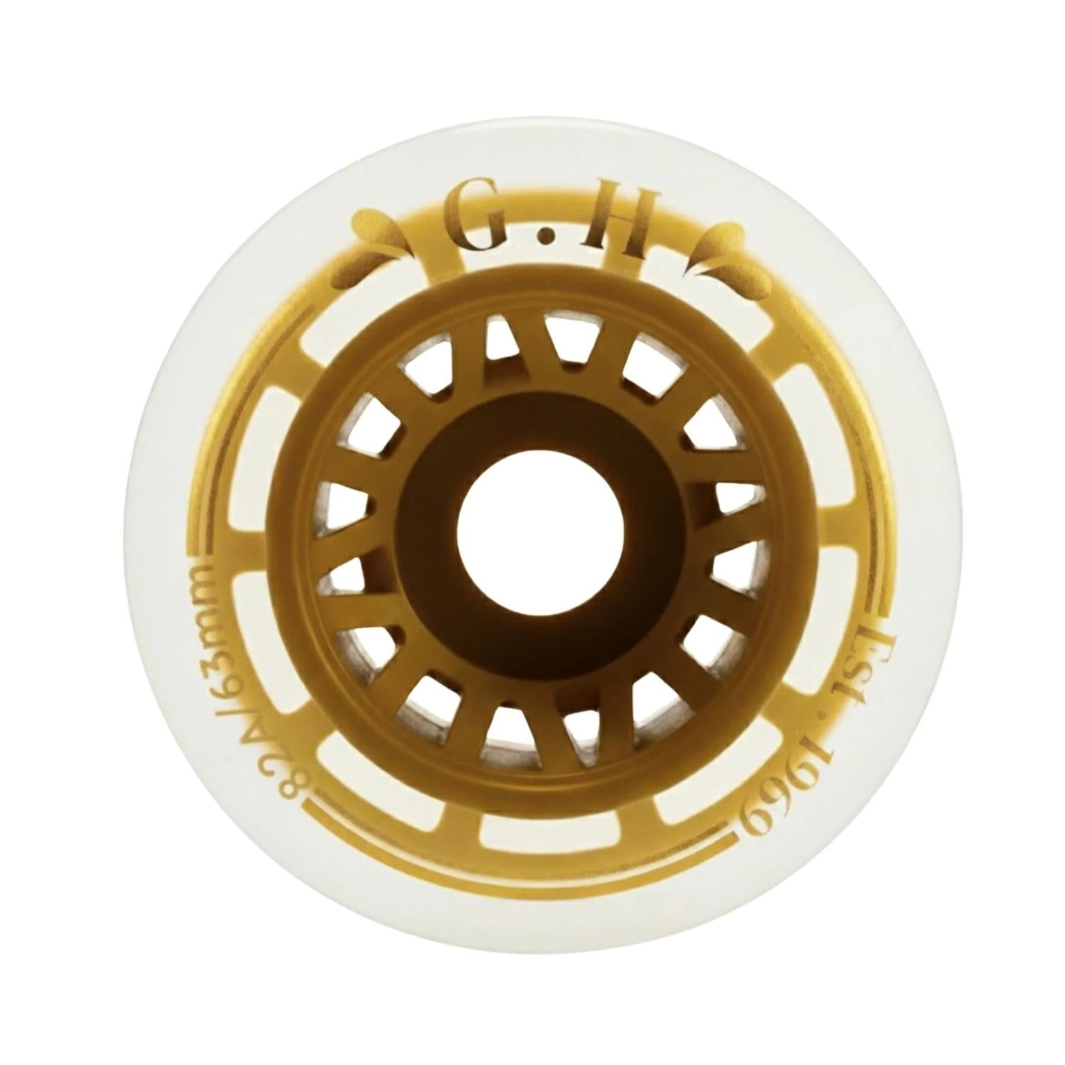 GH Jello High Rebound Pu Transparent With Colorful Core Wheels (82A x 63mm.)