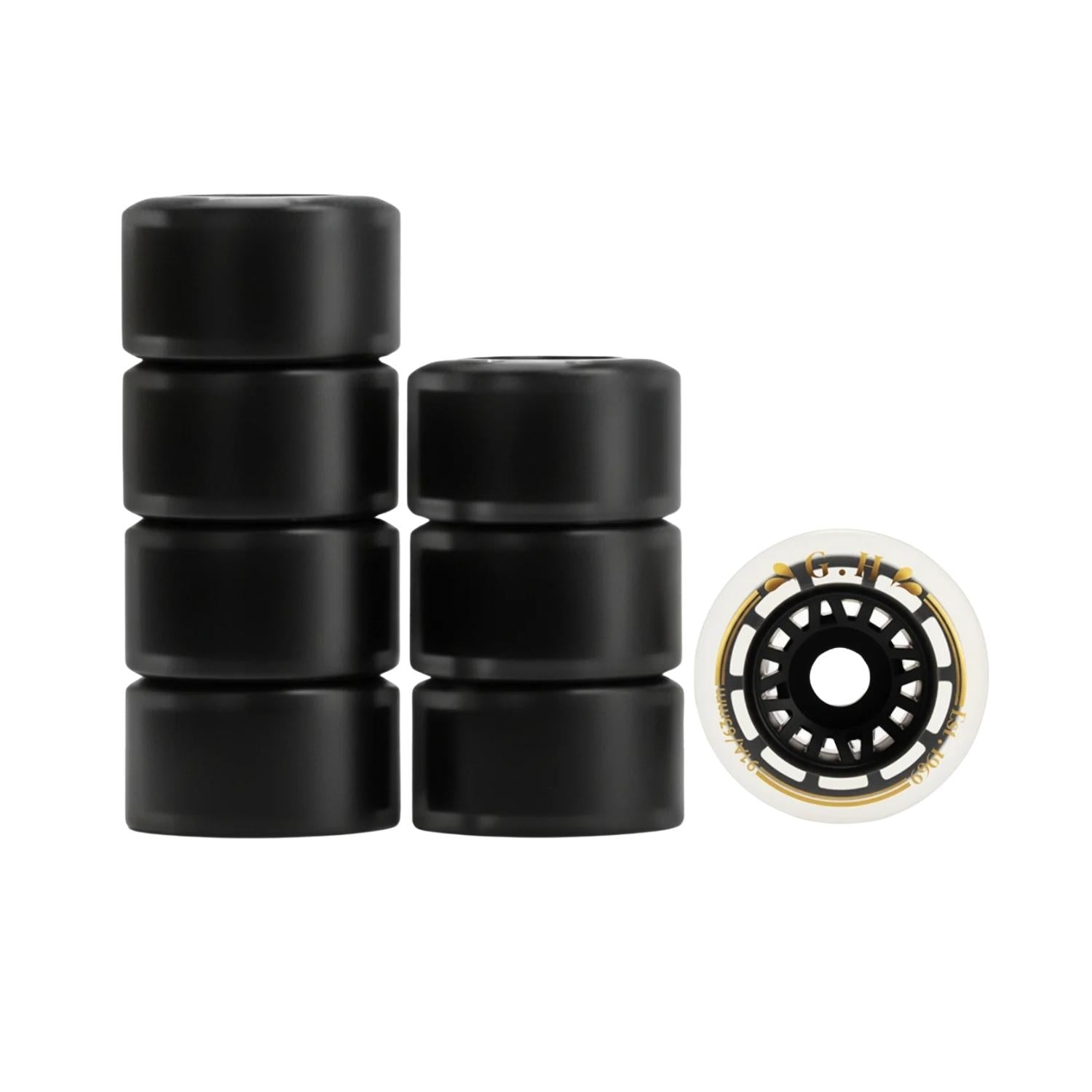 GH Jello Pu Transparent With Colorful Core Wheels (91A x 63mm.)