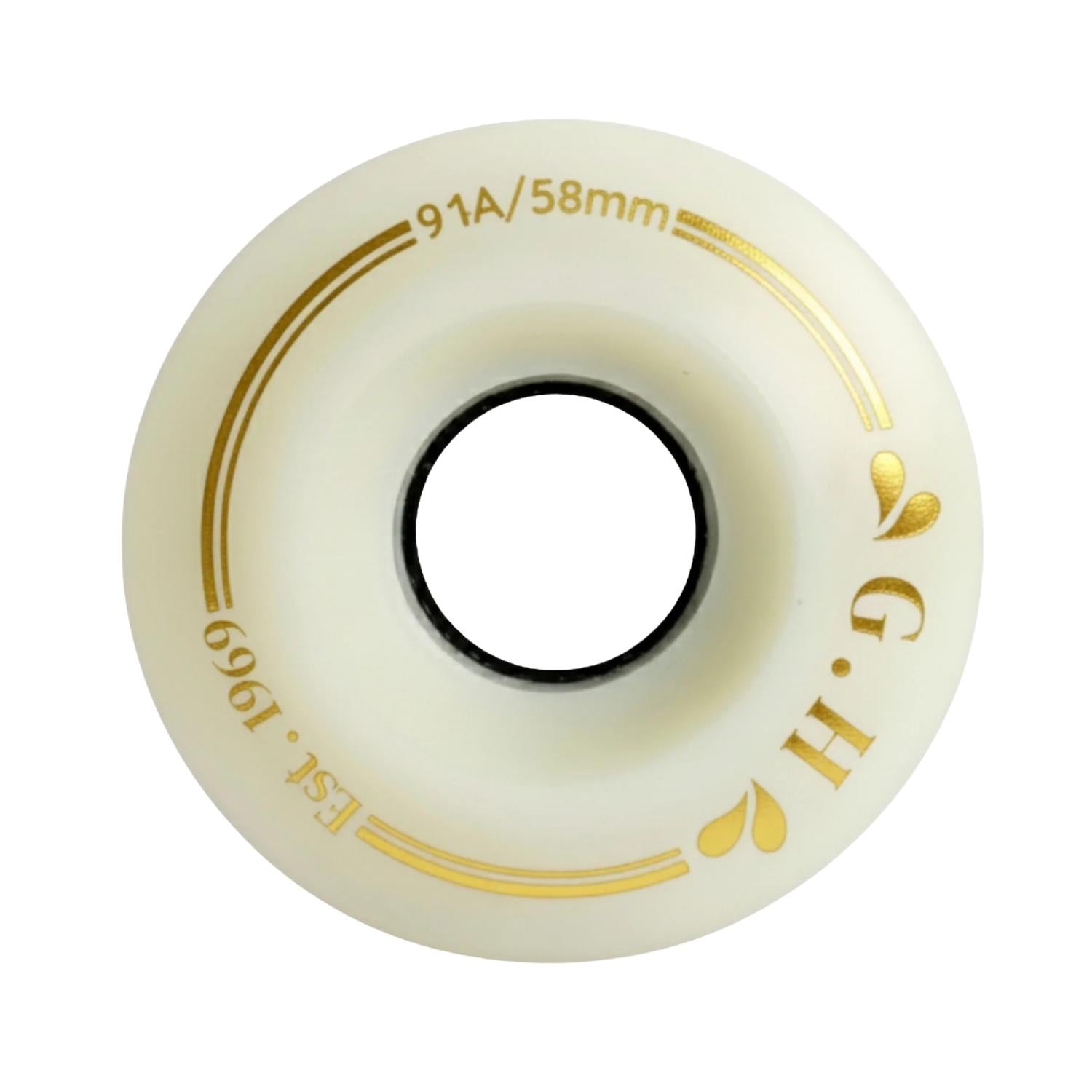 GH Fairy Jar High Rebound Pu Light Up Solid Light Wheels (85A/91A x 58mm.)