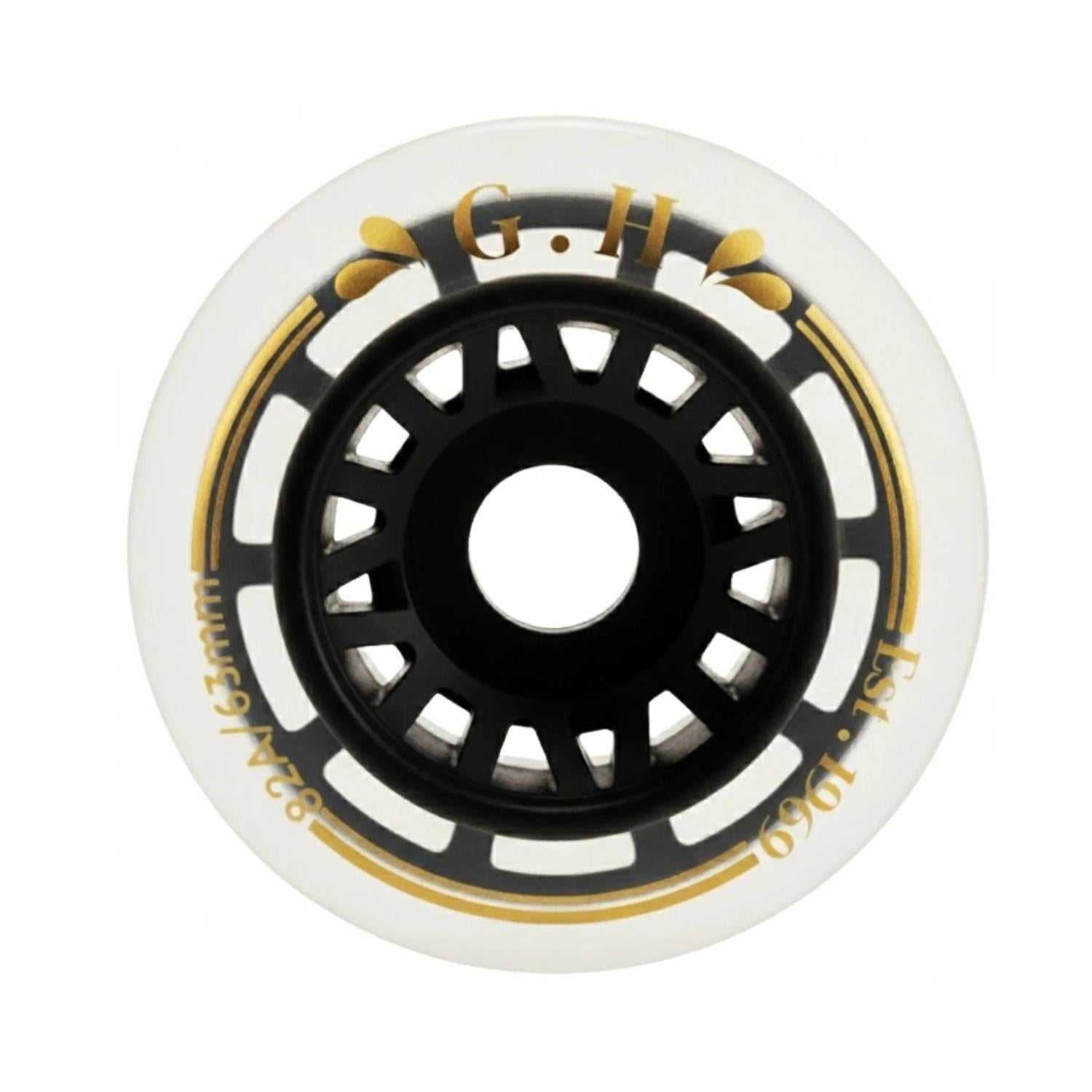 GH Jello High Rebound Pu Transparent With Colorful Core Wheels (82A x 63mm.)