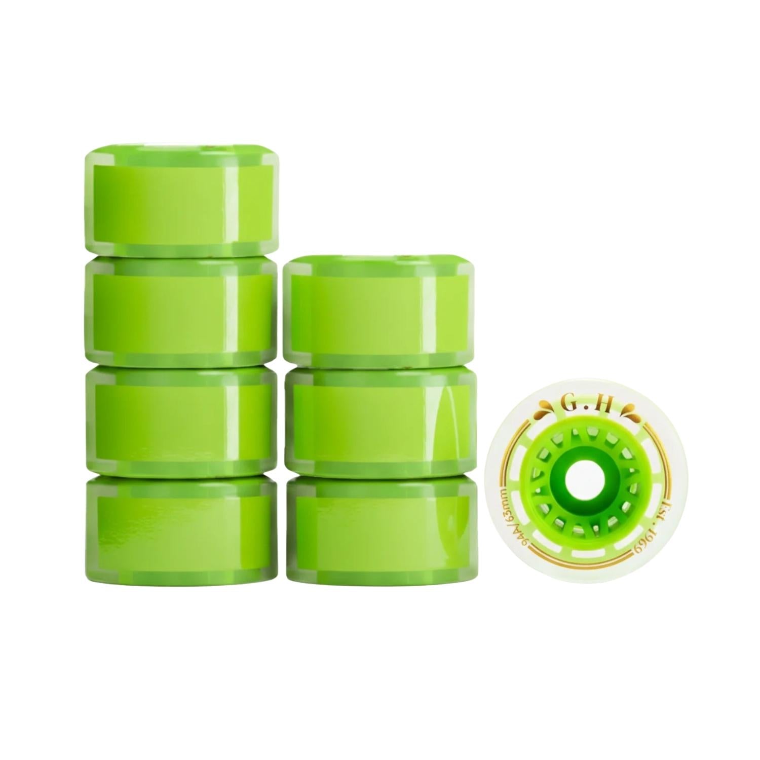 GH Jello Pu Transparent With Colorful Core Wheels (94A x 63mm.)