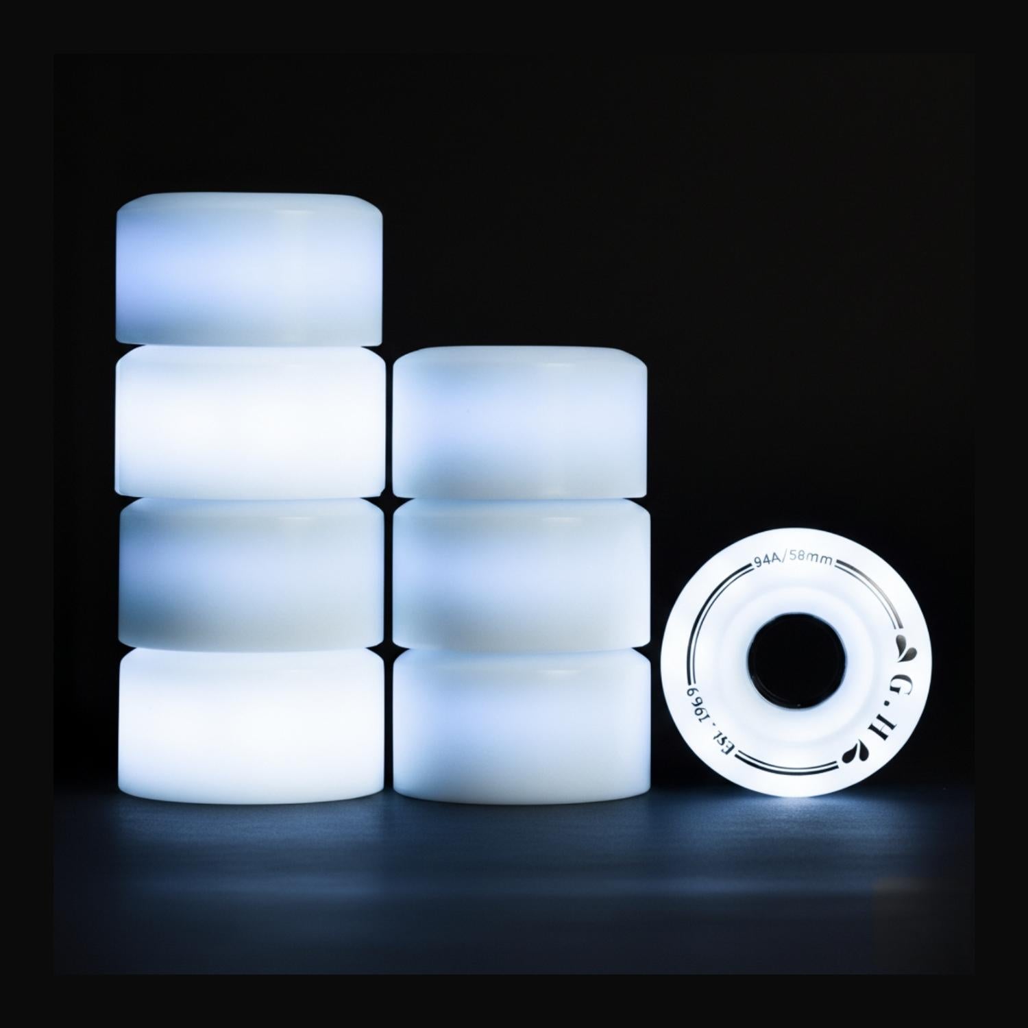 GH Fairy Jar Pu Light Up Solid Light Wheels (94A x 58mm.)