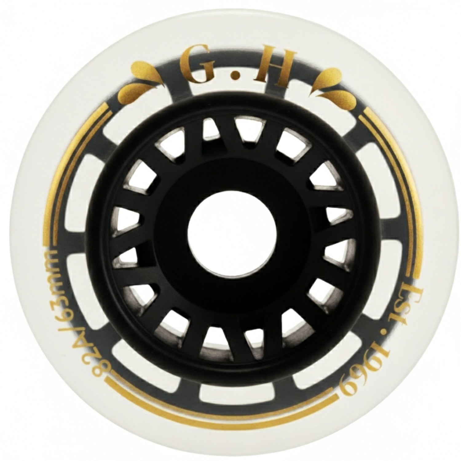 GH Jello High Rebound Pu Transparent With Colorful Core Wheels (82A x 63mm.)