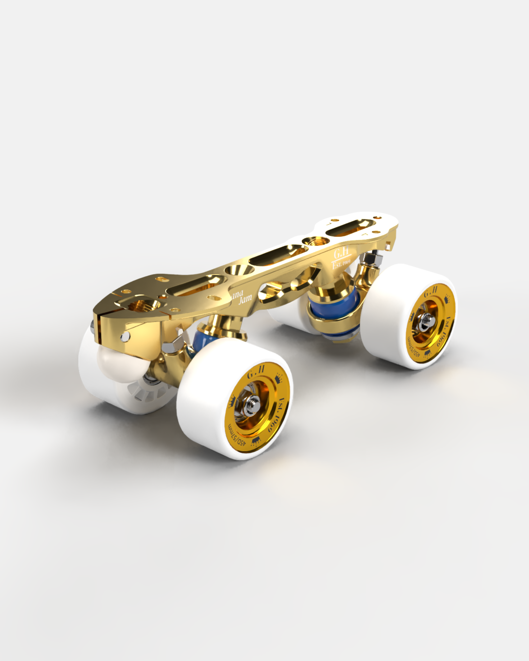Shana Jam (Jam skating & Street skating)super light quad plates— with extra set Titanium pivot bolts for different skating - with bearings and wheels (pre-order)