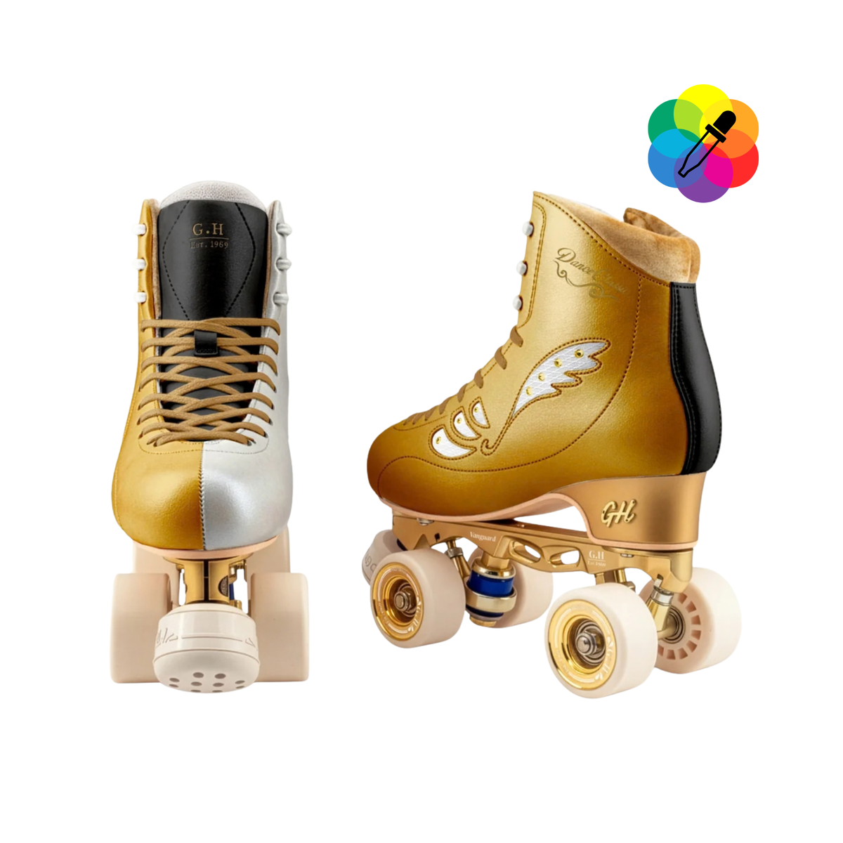 Dance Classic Color Jam Roller Skates (Stiff Boots)