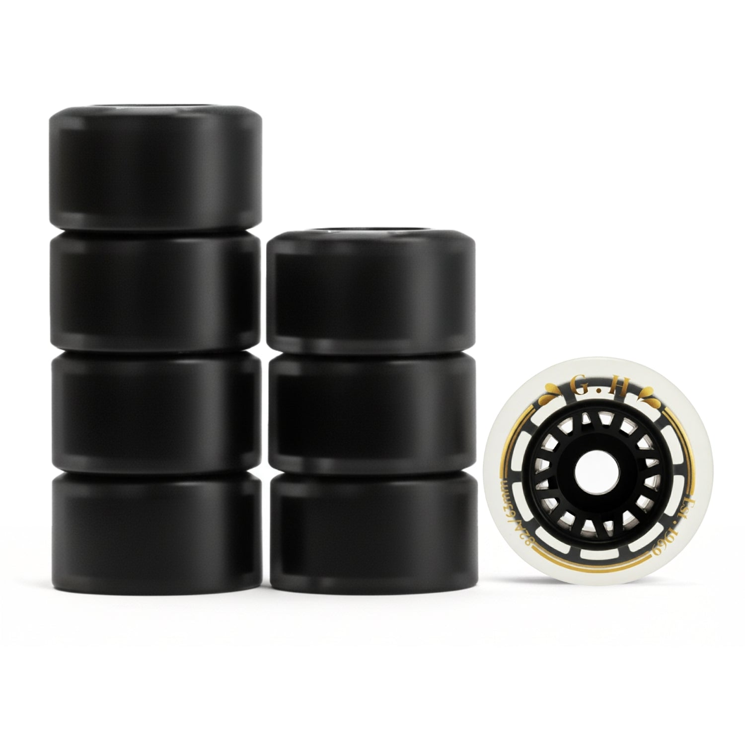 GH Jello High Rebound Pu Transparent With Colorful Core Wheels  (82A x 63mm.)