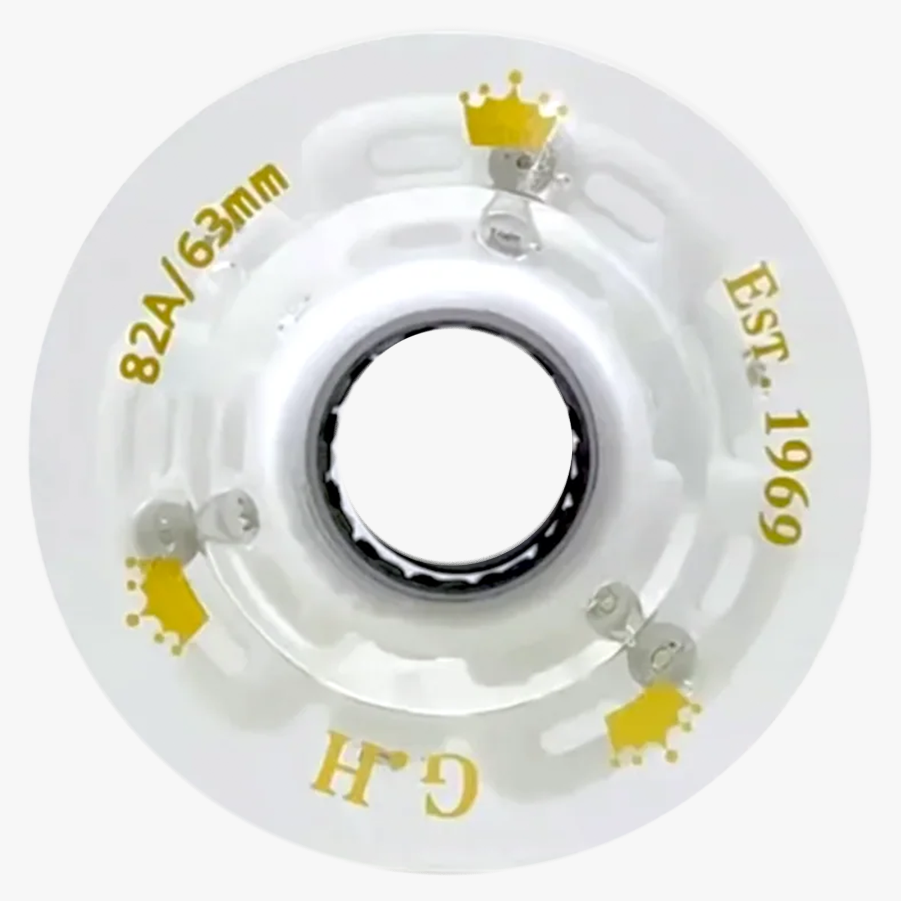 High Rebound Pu Light Up Clear Wheel with high brightness (Indoor and outdoor use)