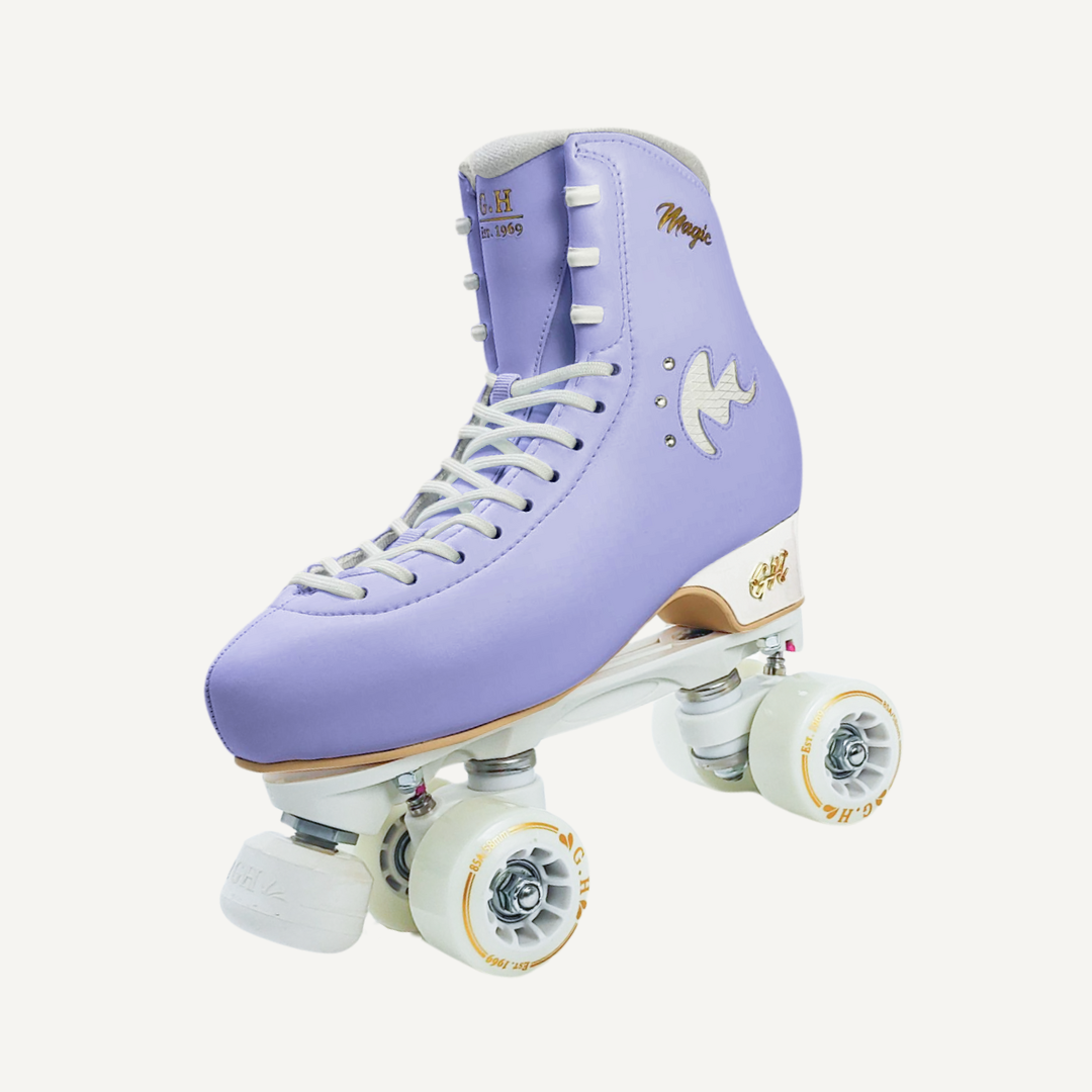 Magic Quad Roller Skates (vegan leather）