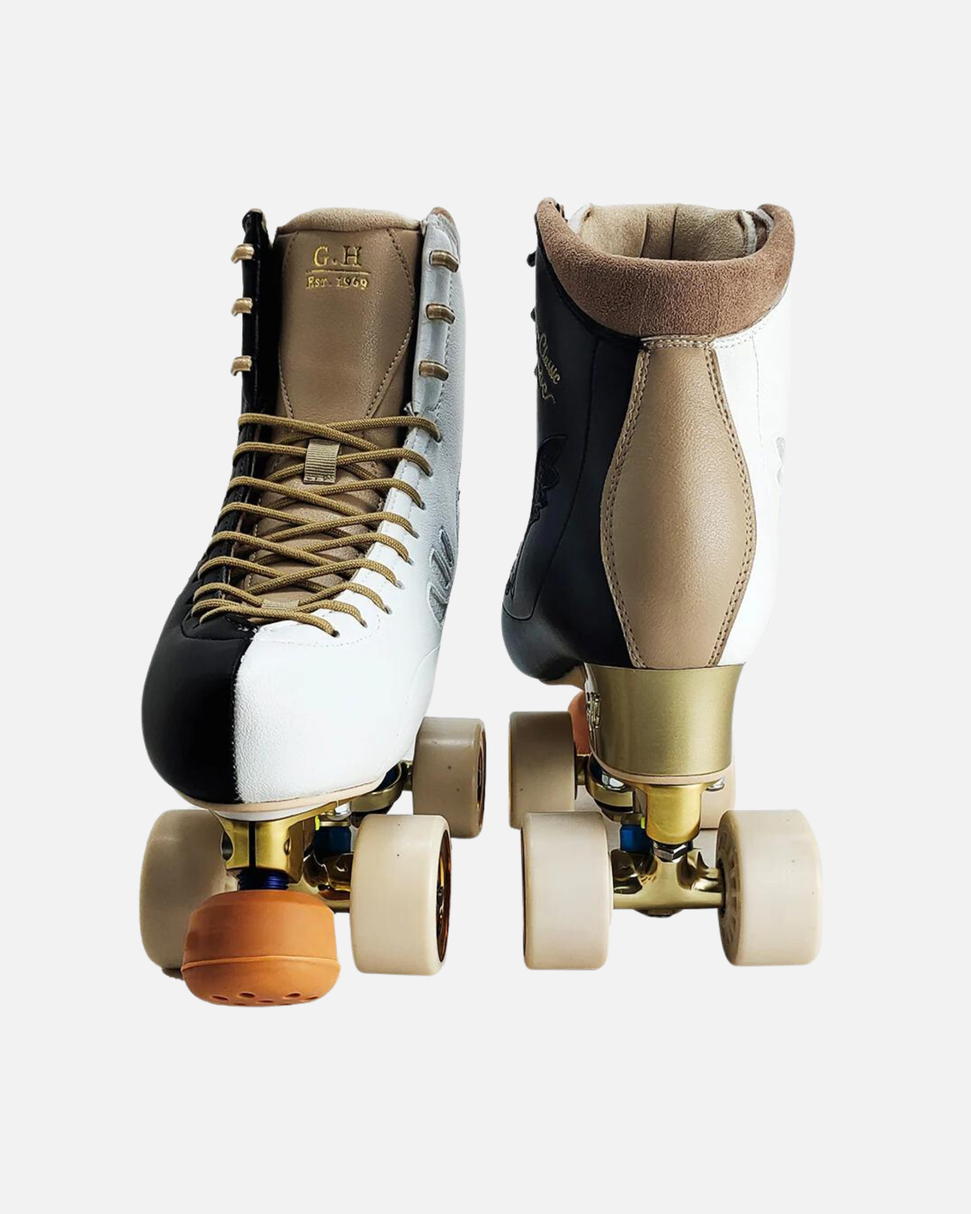 Dance classic diamond quad roller skates  (flexible boots SR28) (Vanguard or Jaboco frame) Color Jam