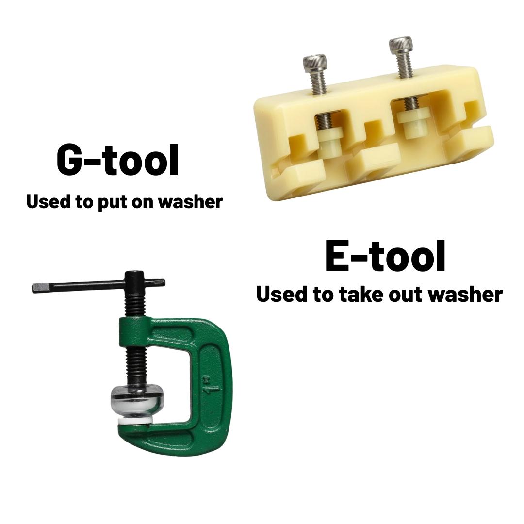 Durable metal washer for GH Avant LT inline frame.