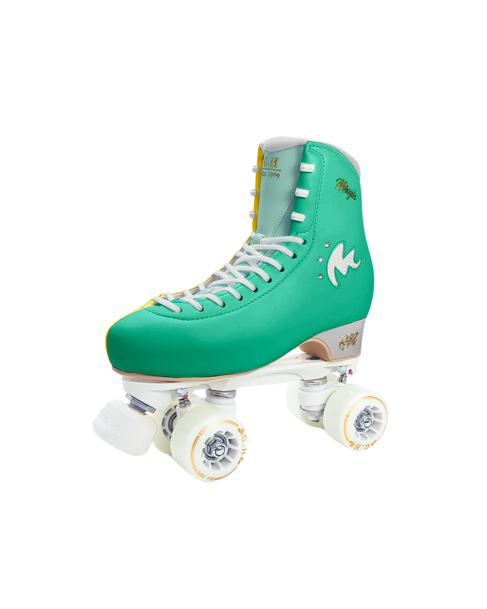 Magic Quad Roller Skates(vegan leather）Color Jam