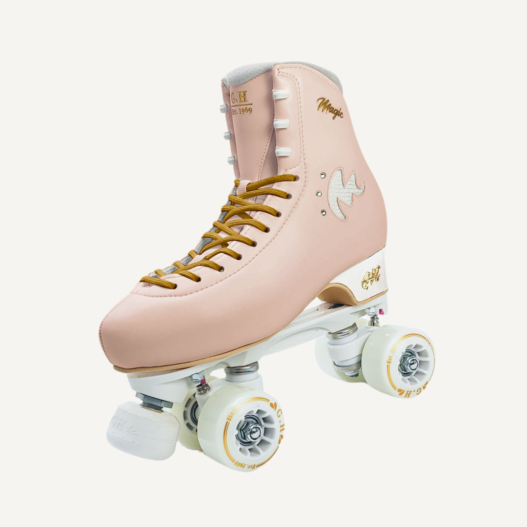 Magic Quad Roller Skates (vegan leather）