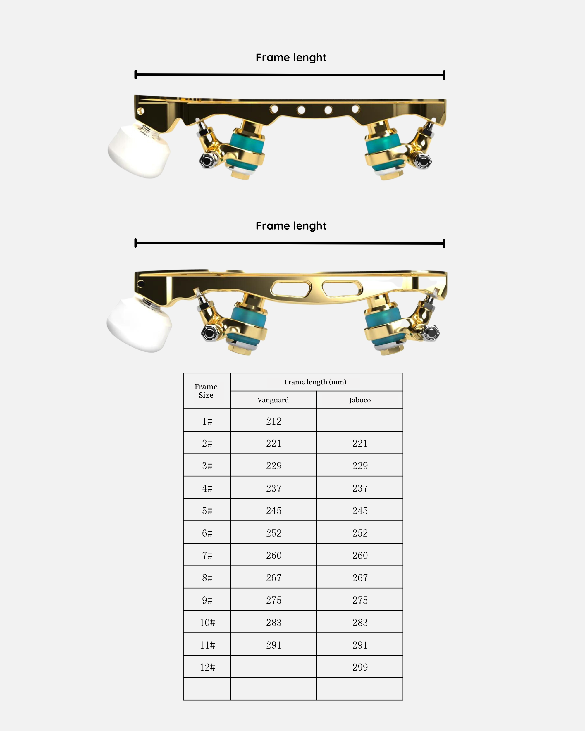 Jaboco super light quad plates— with bearings and wheels