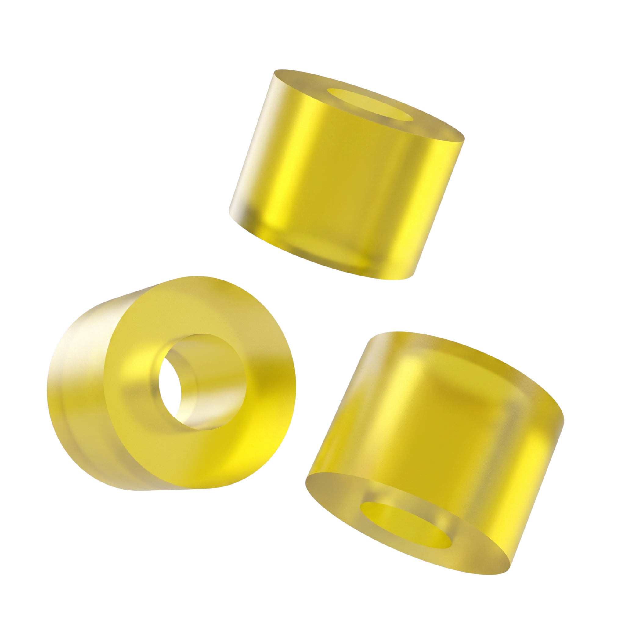 PU cushion for fiber compound plates