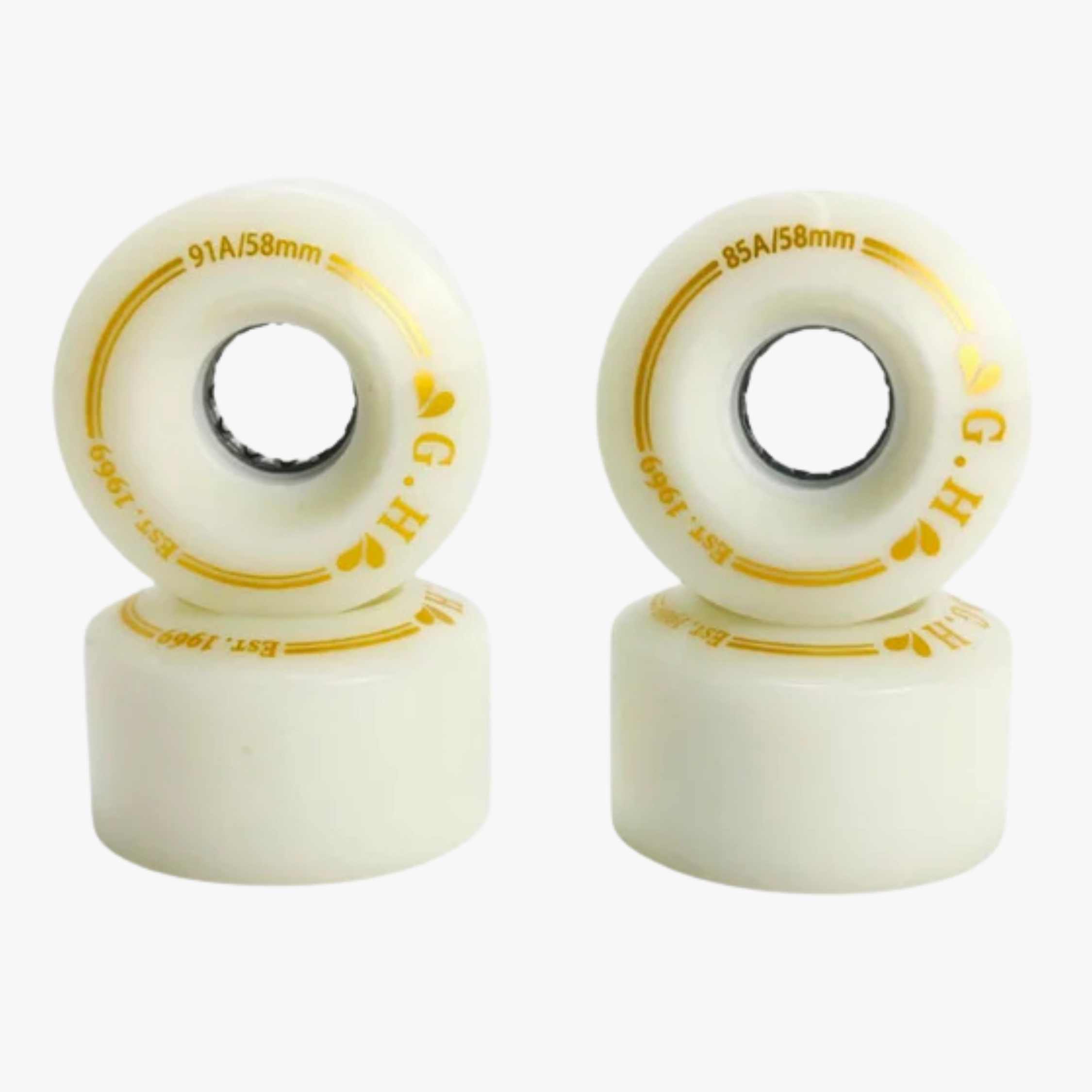 High Rebound Pu Light Up Solid Wheel 85A/91A