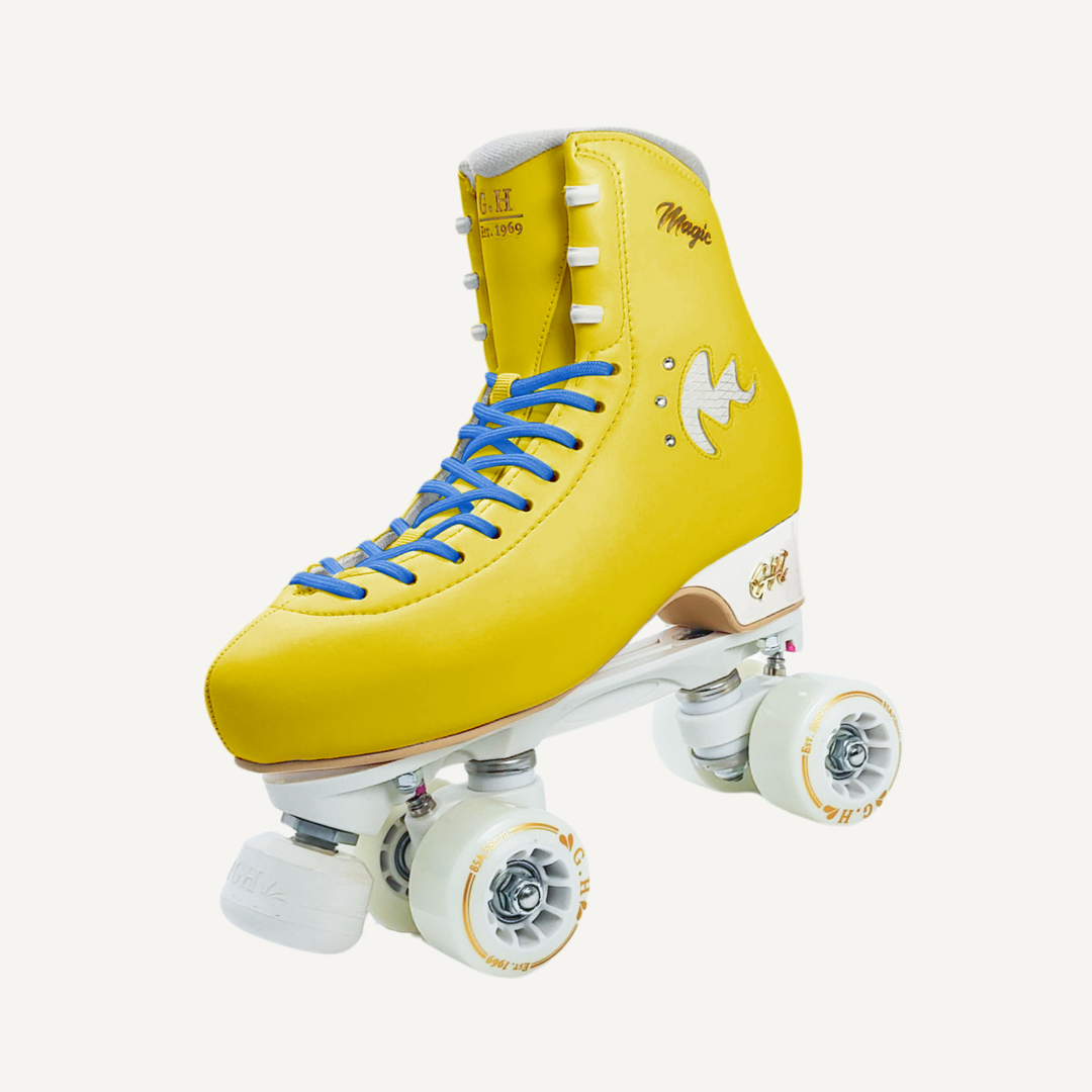 Magic Quad Roller Skates (vegan leather）