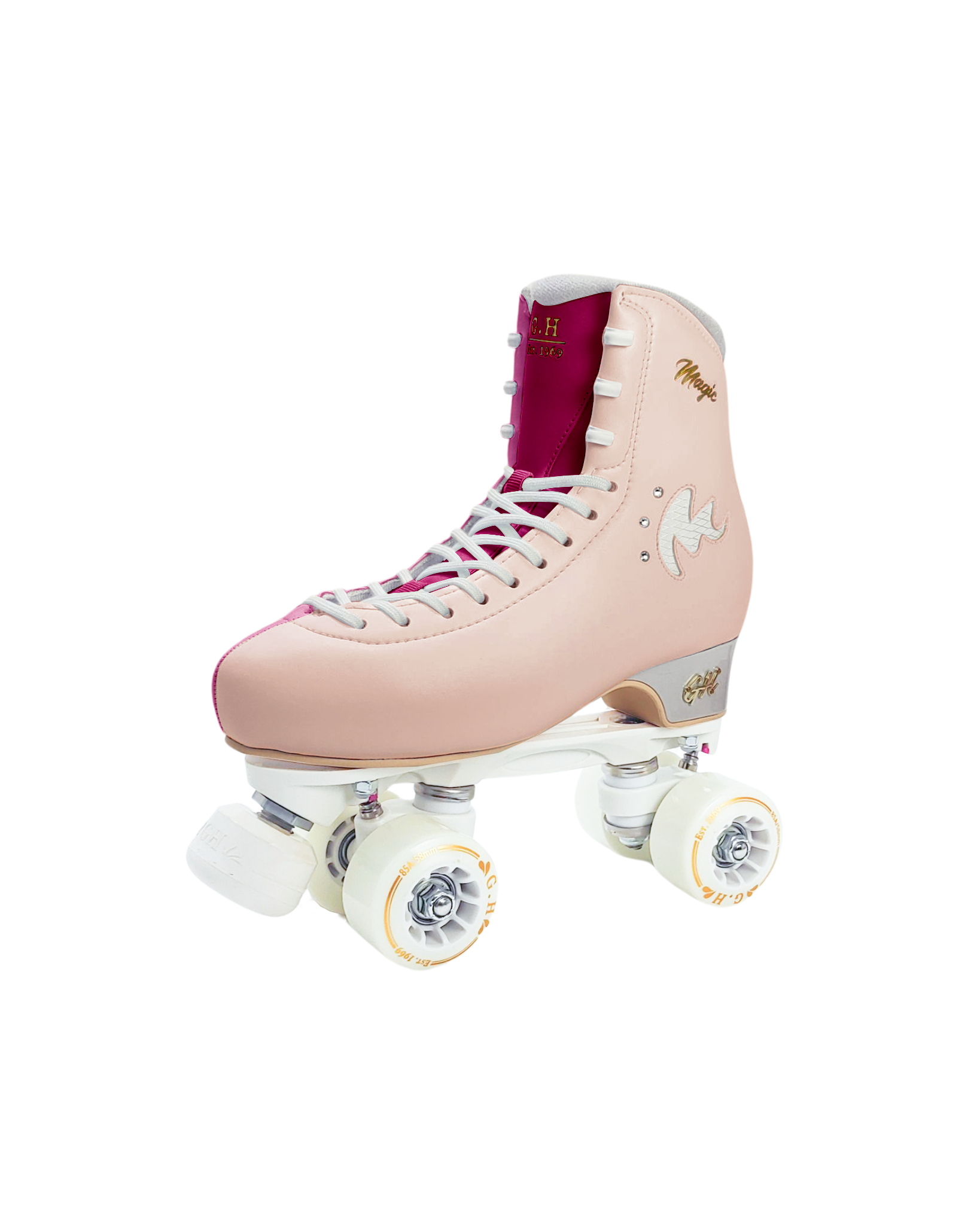 Magic Quad Roller Skates(vegan leather）Color Jam