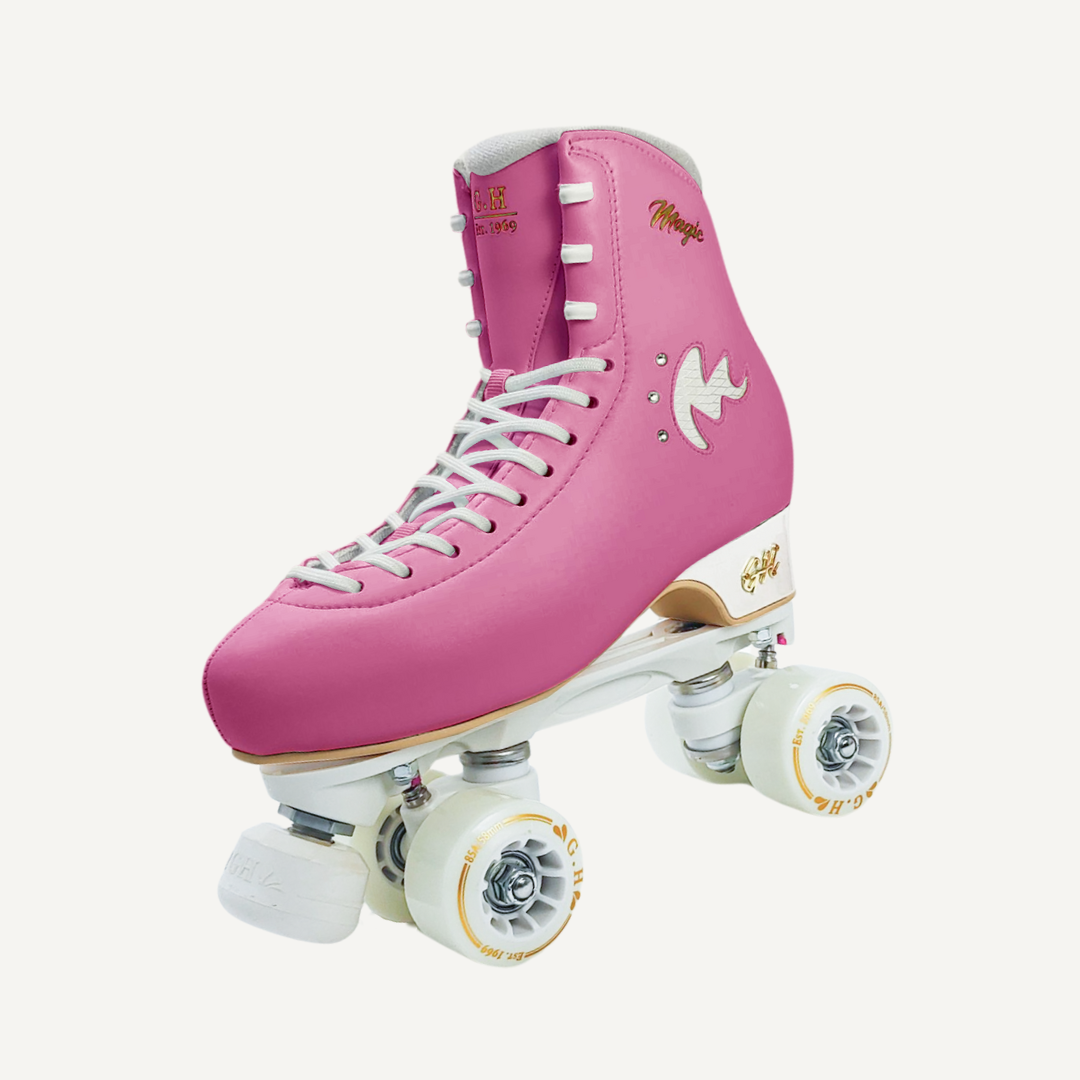 Magic Quad Roller Skates (vegan leather）