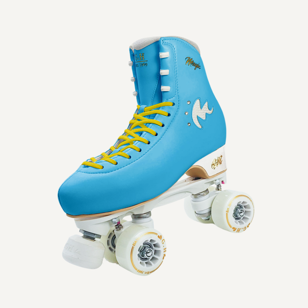 Magic Quad Roller Skates (vegan leather）