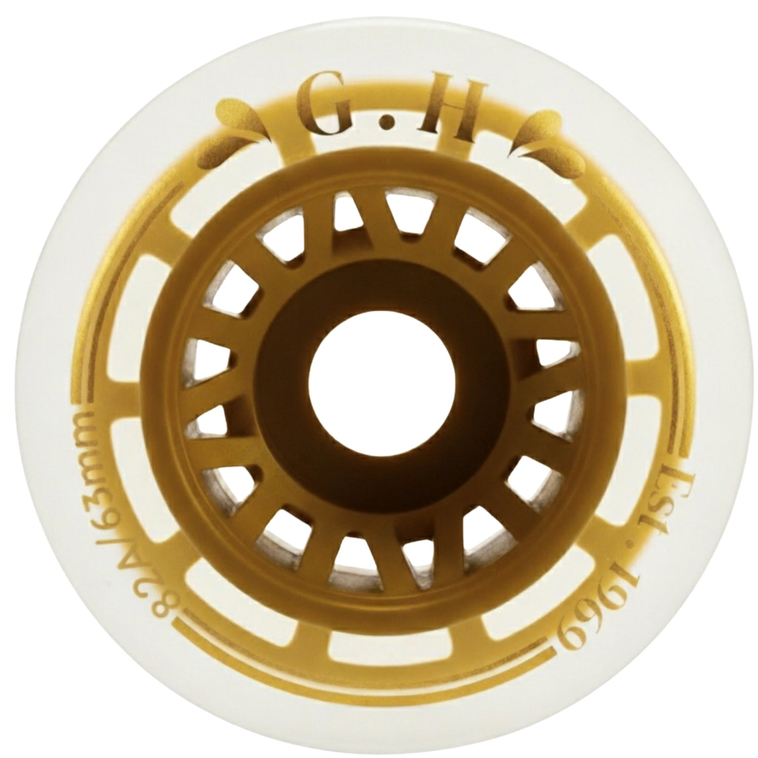 GH Jello High Rebound Pu Transparent With Colorful Core Wheels  (82A x 63mm.)