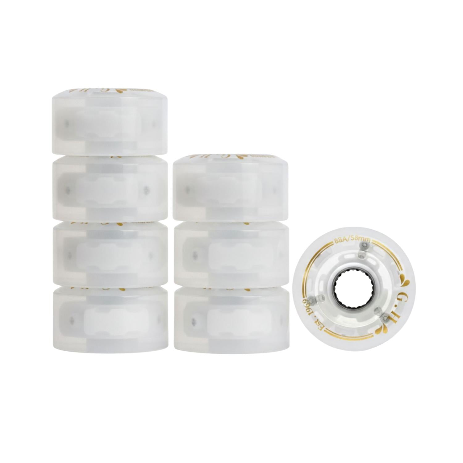 GH Sparkle Pu Light Up Transparent Wheels (88A&91A x 58mm.)