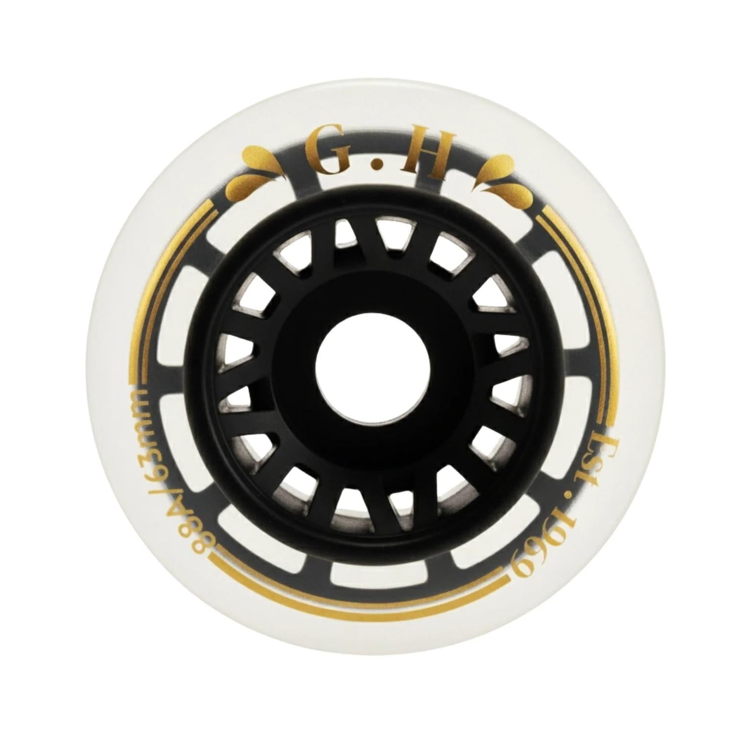 GH Jello  Pu Transparent With Colorful Core Wheels (88A x 63mm.)