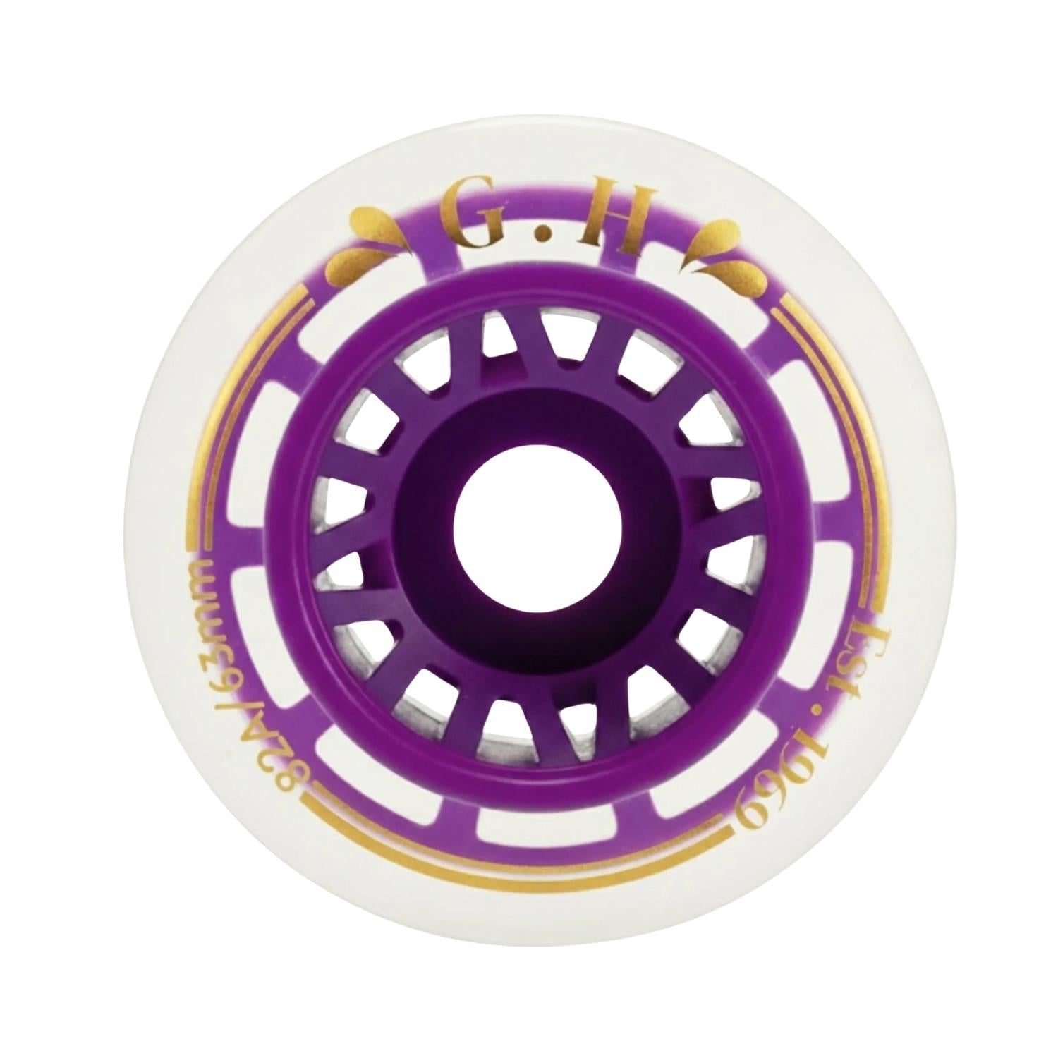 GH Jello High Rebound Pu Transparent With Colorful Core Wheels  (82A x 63mm.)