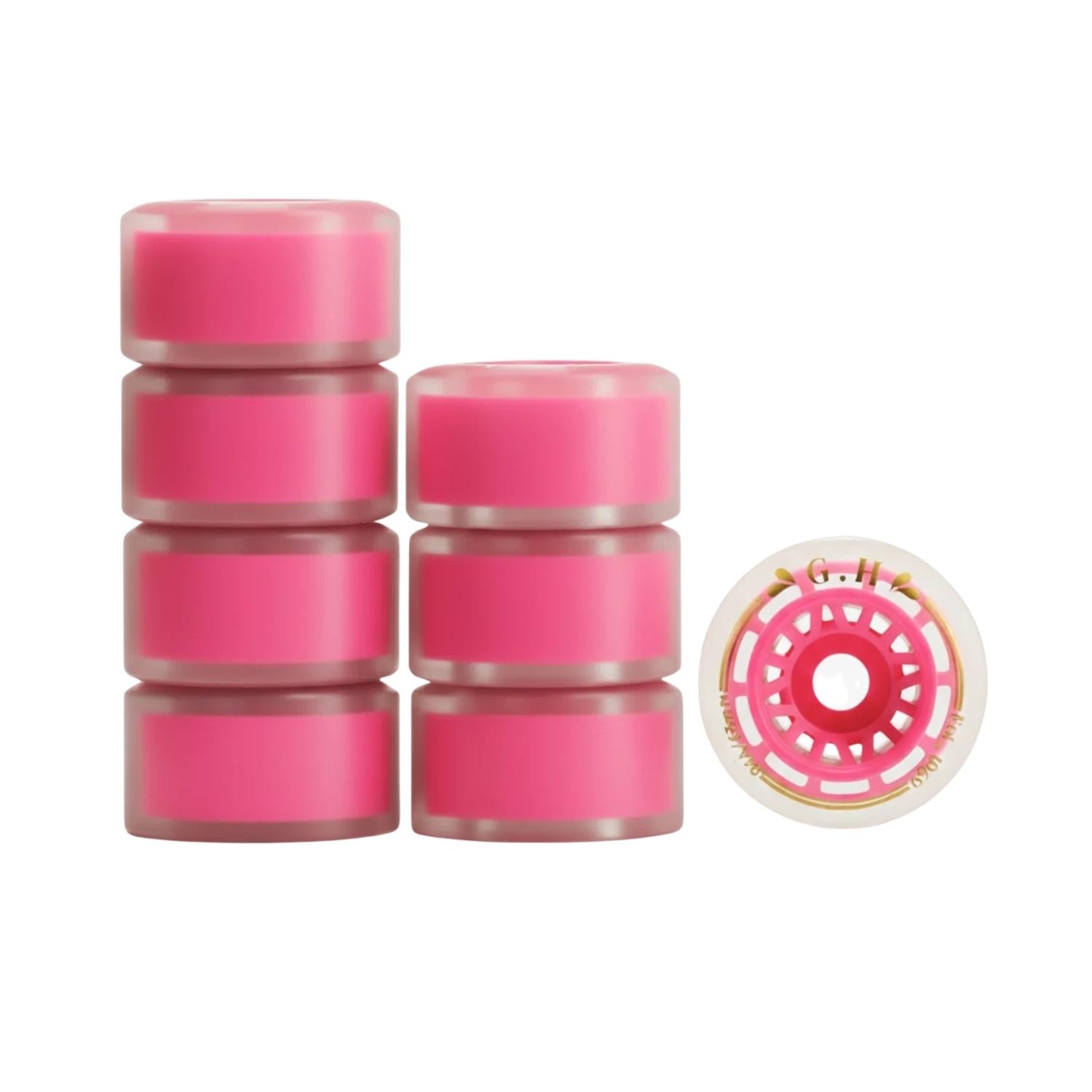 GH Jello  Pu Transparent With Colorful Core Wheels (91A x 63mm.)