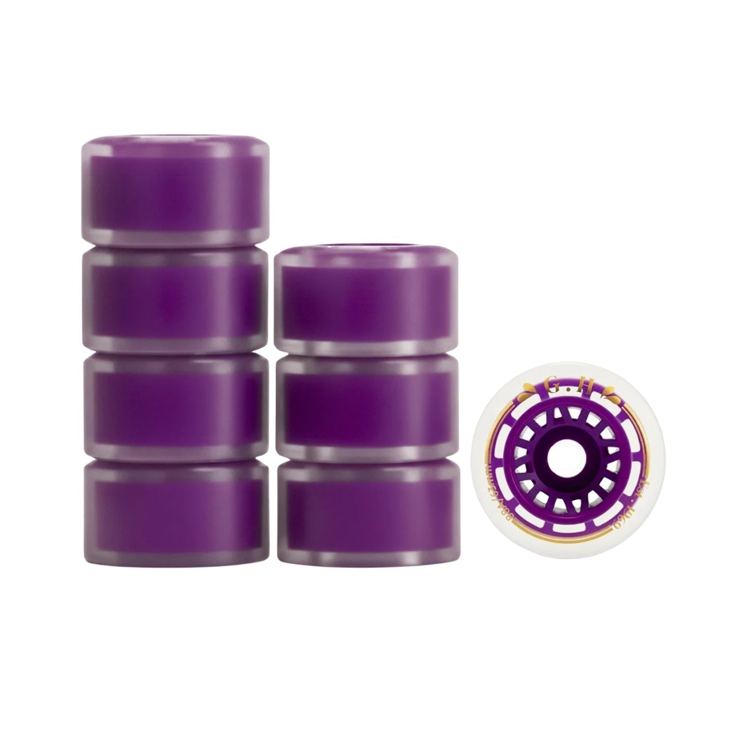 GH Jello  Pu Transparent With Colorful Core Wheels (88A x 63mm.)