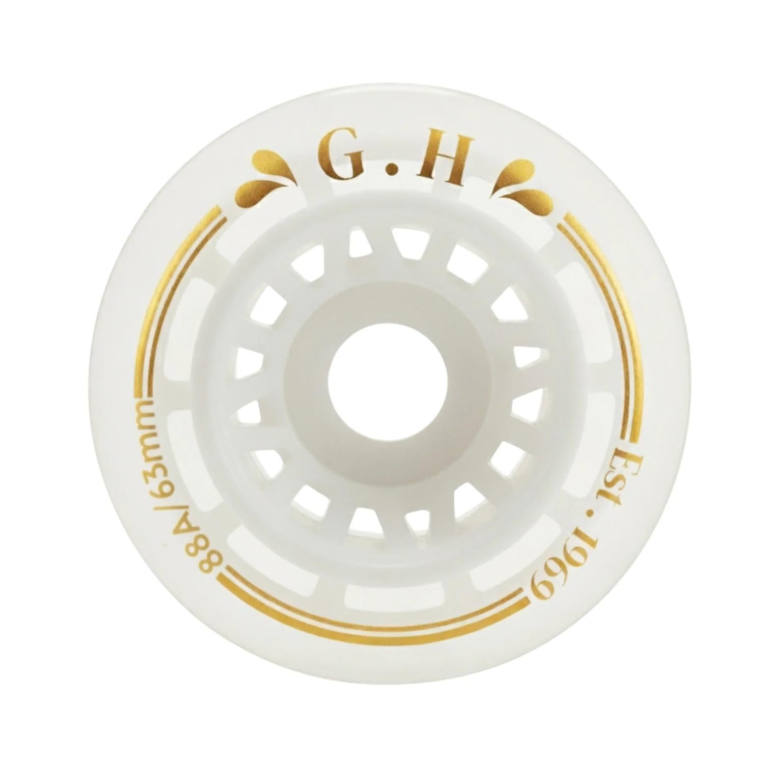 GH Jello  Pu Transparent With Colorful Core Wheels (88A x 63mm.)