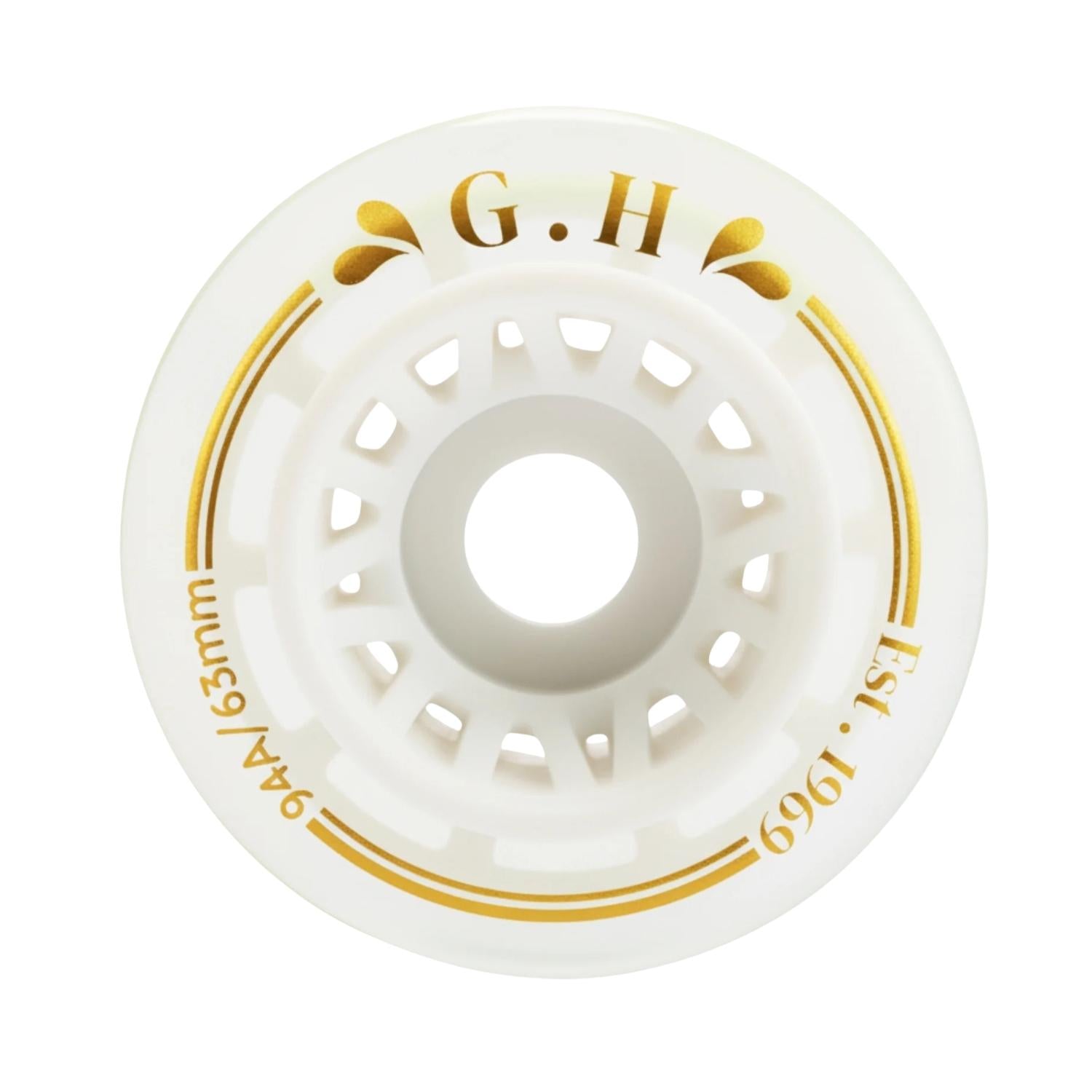 GH Jello  Pu Transparent With Colorful Core Wheels (94A x 63mm.)