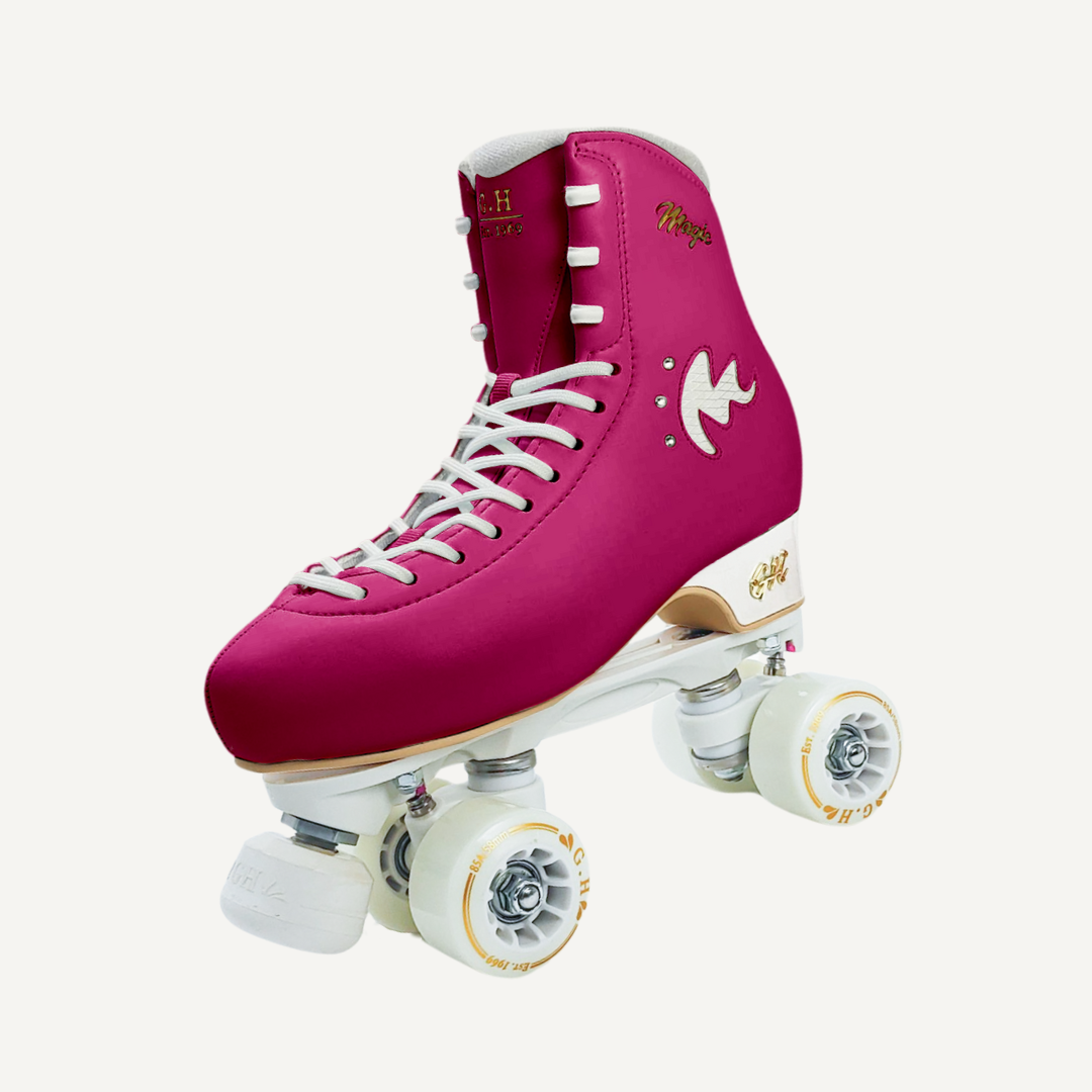 Magic Quad Roller Skates (vegan leather）