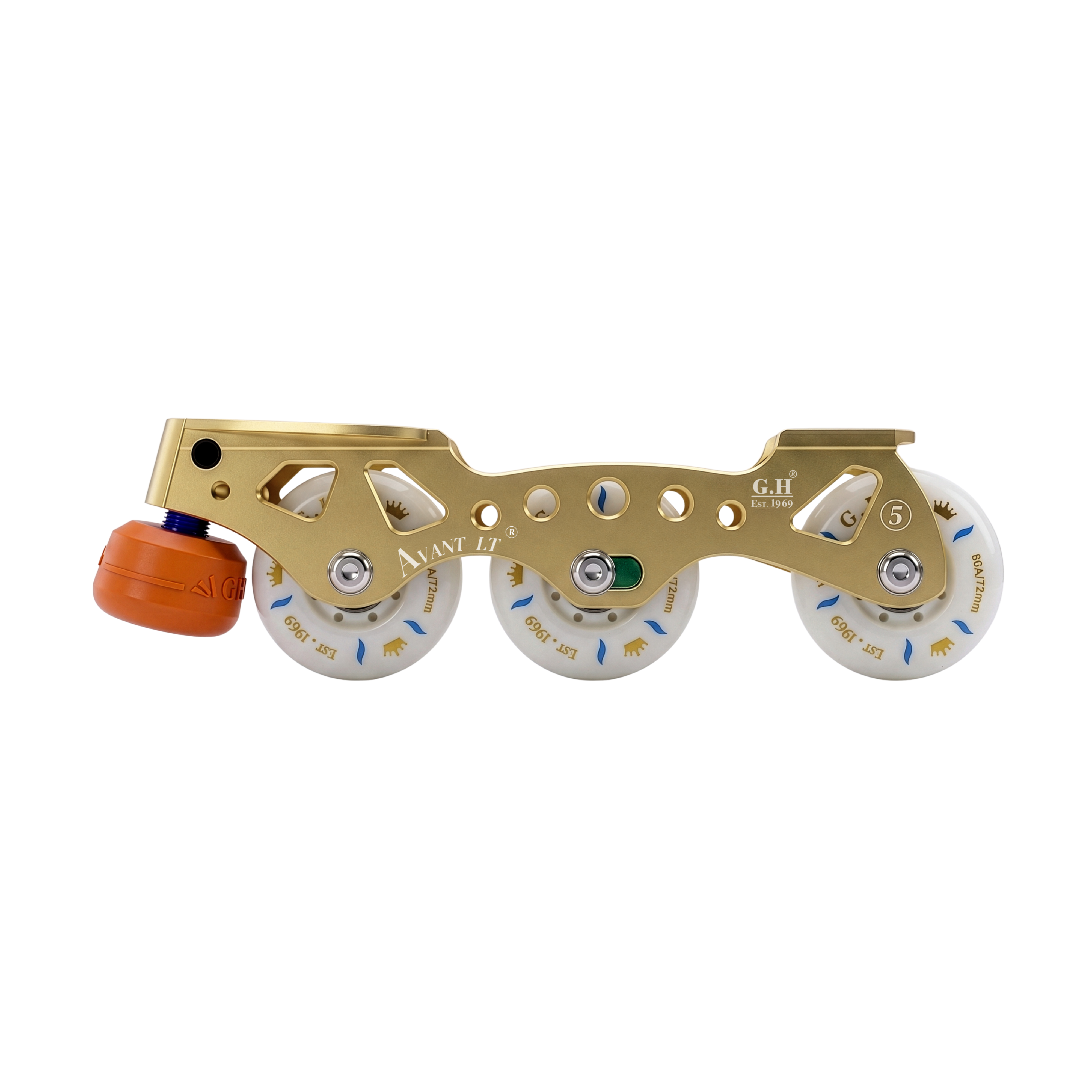 Avant LT Inline Skate Frame ( Short version with only adjustable front & rear wheels, Long version with all adjustable wheels)