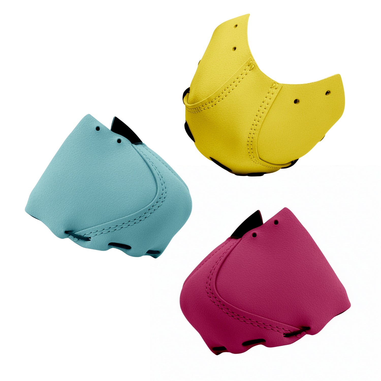 1 pair of toe guards (suede leather)