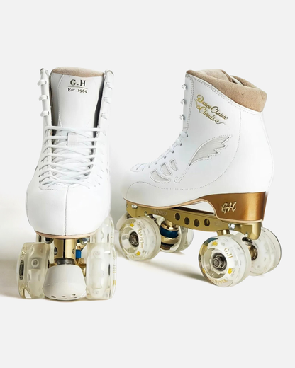 Dance classic clouds quad roller skates (flexible boots SR15) (Vanguard or Jaboco frame)