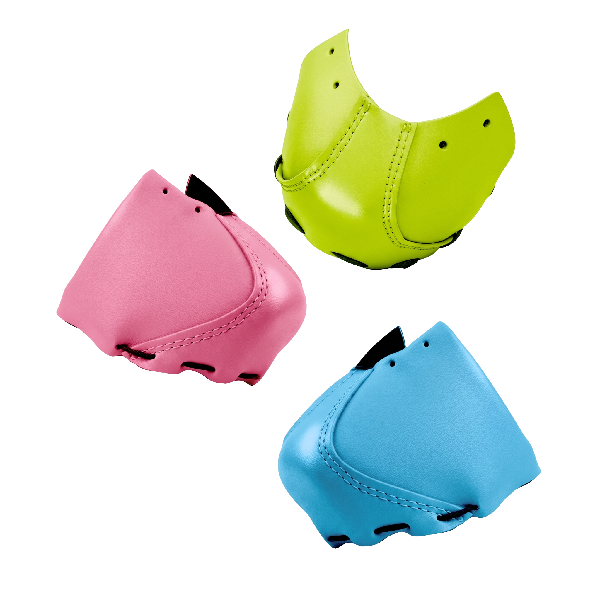 A pair of Vegan leather Toe guard